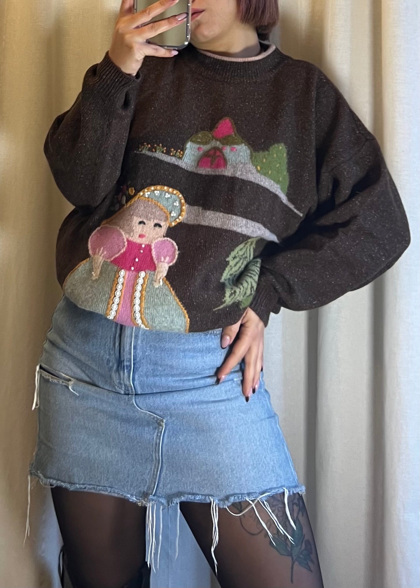 Maglione in lana principessa