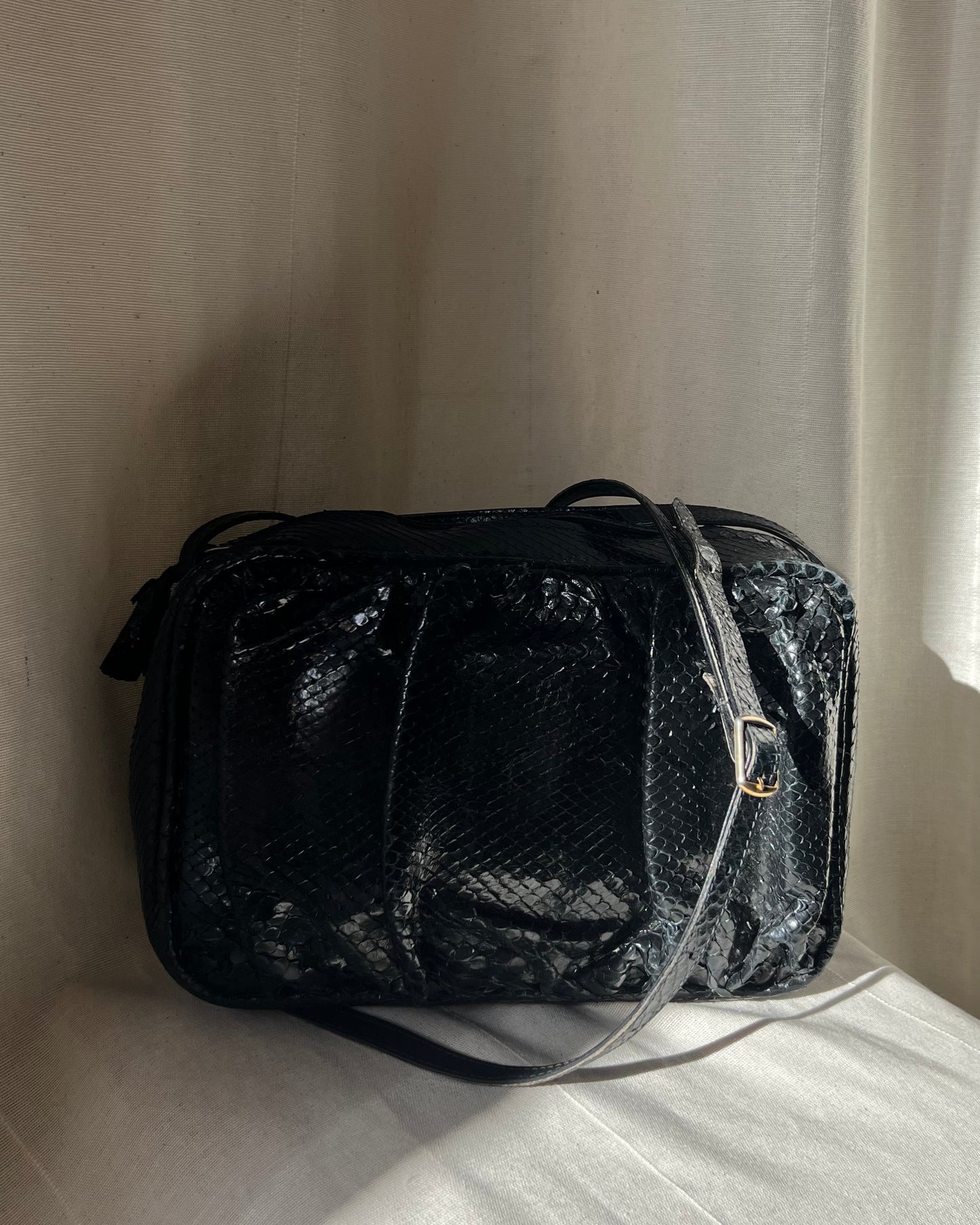 Borsa Camera Bag in Pitone