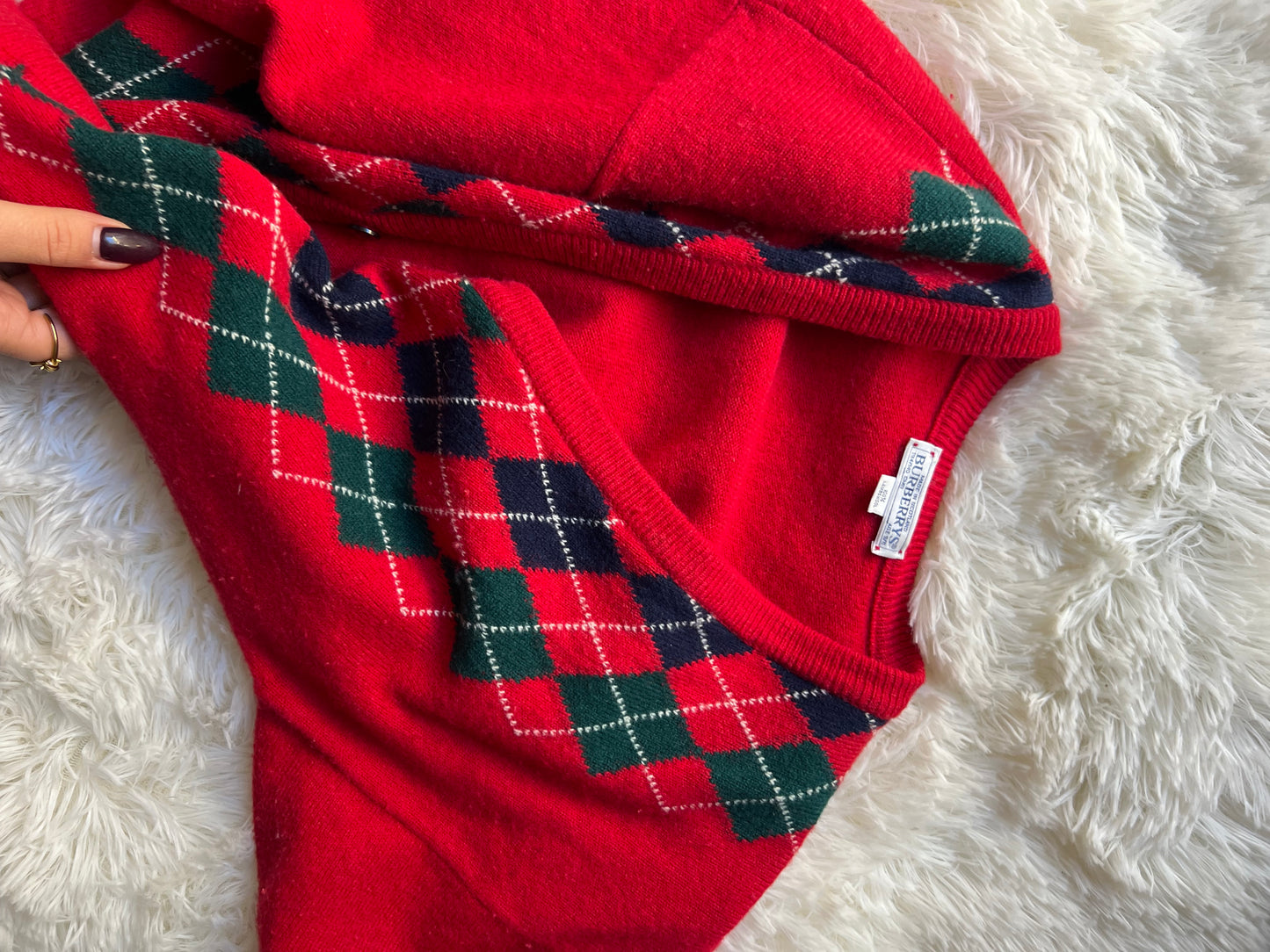 Cardigan Burberry in lana