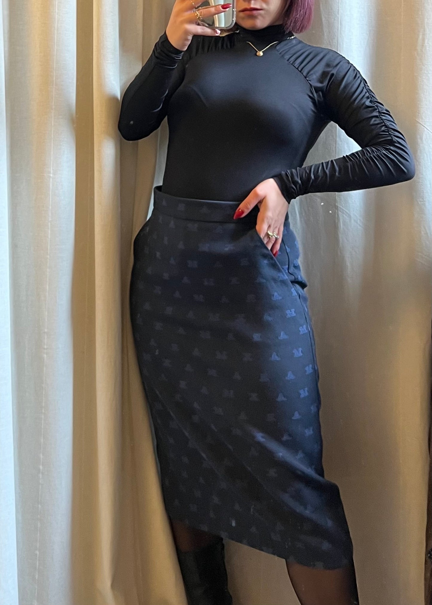 Gonna Max Mara monogram