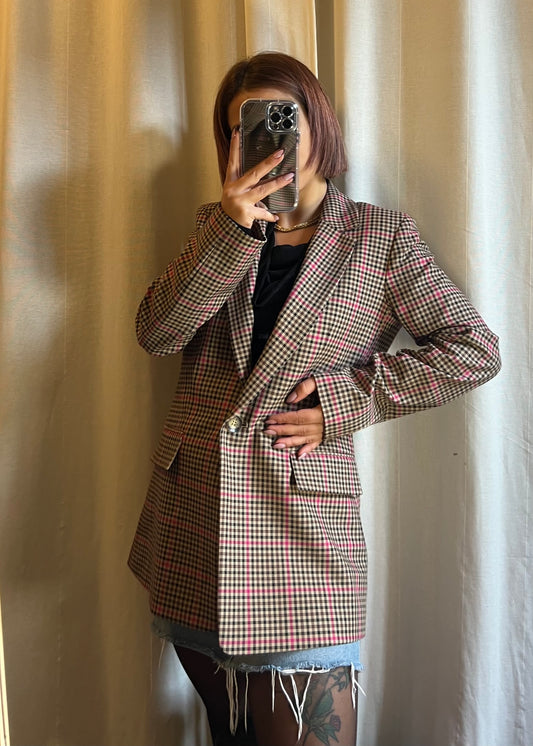 giacca tartan i blues