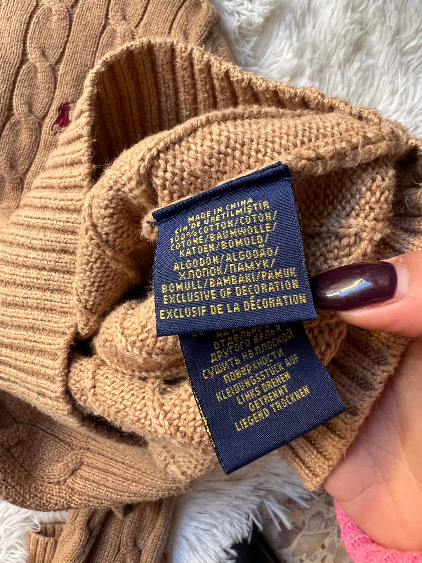 Iconico maglione Ralph Lauren