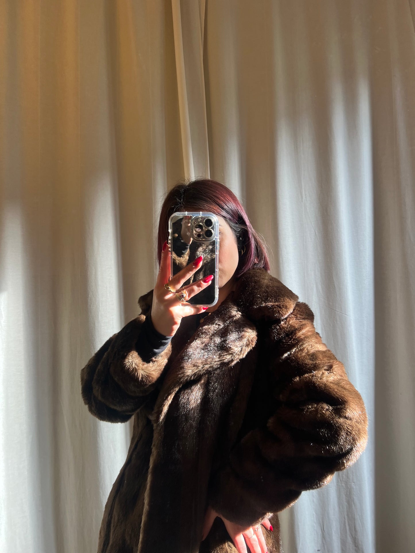 Eco pelliccia vintage