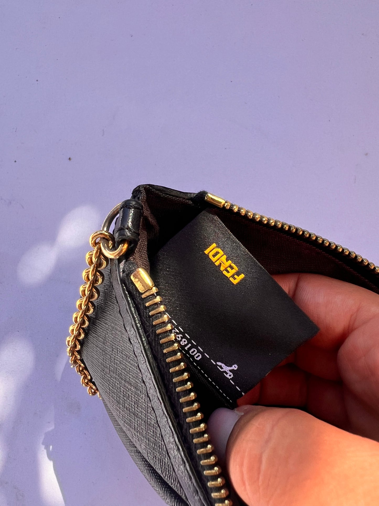 Fendi Baguette on Chain