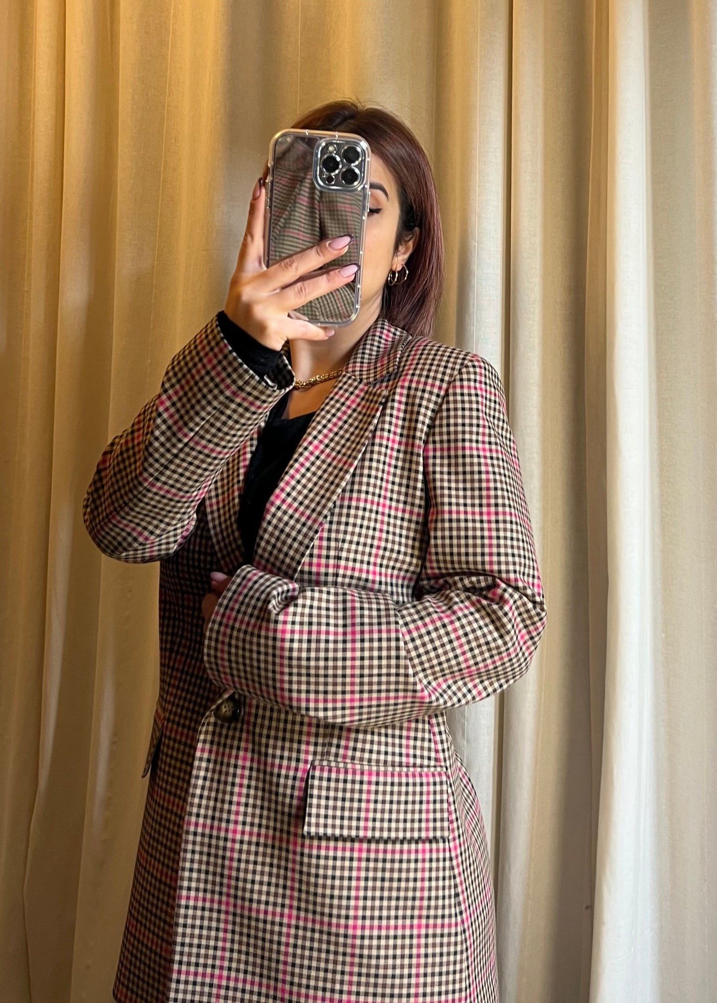 giacca tartan i blues