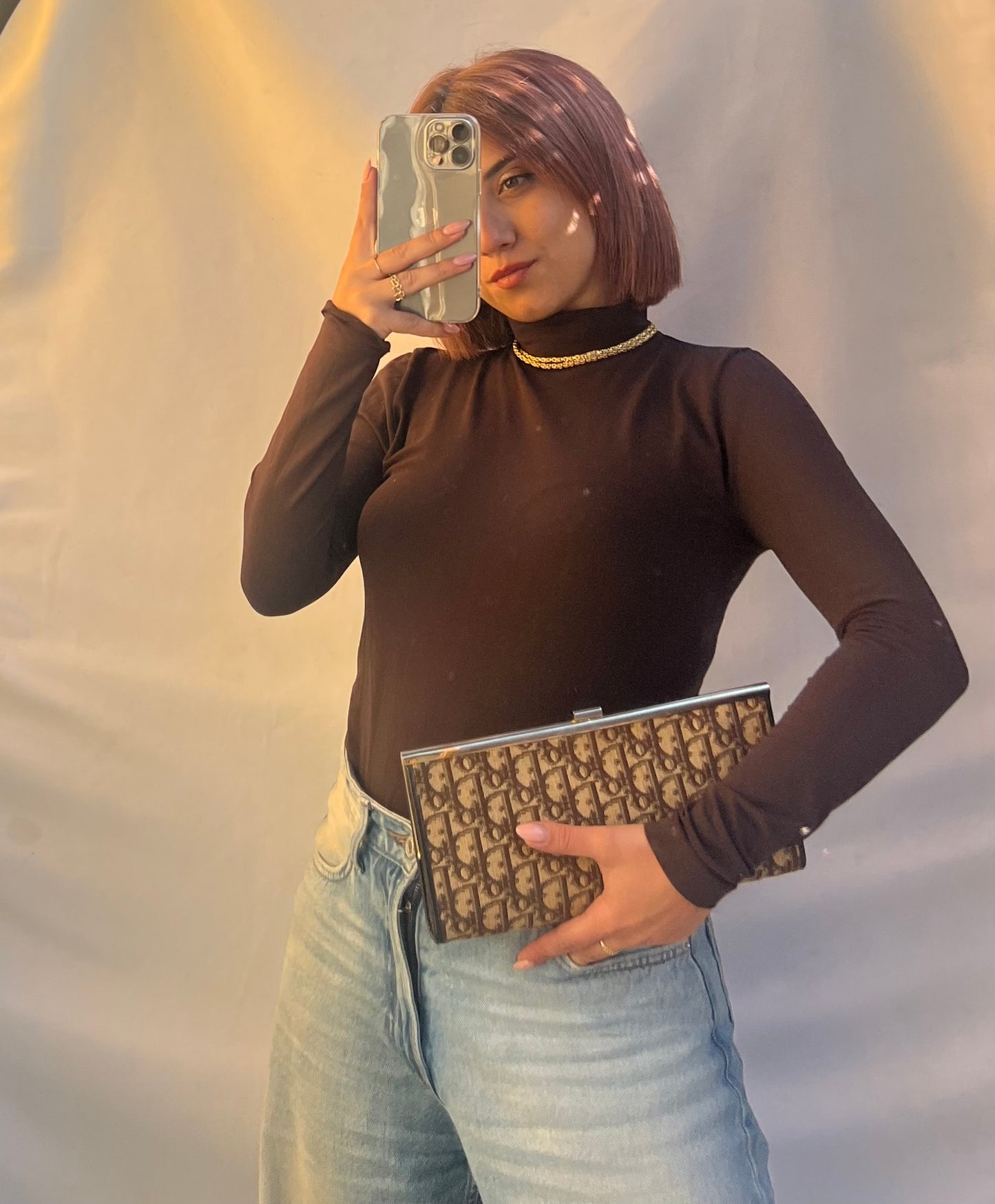 Clutch Dior vintage 1970