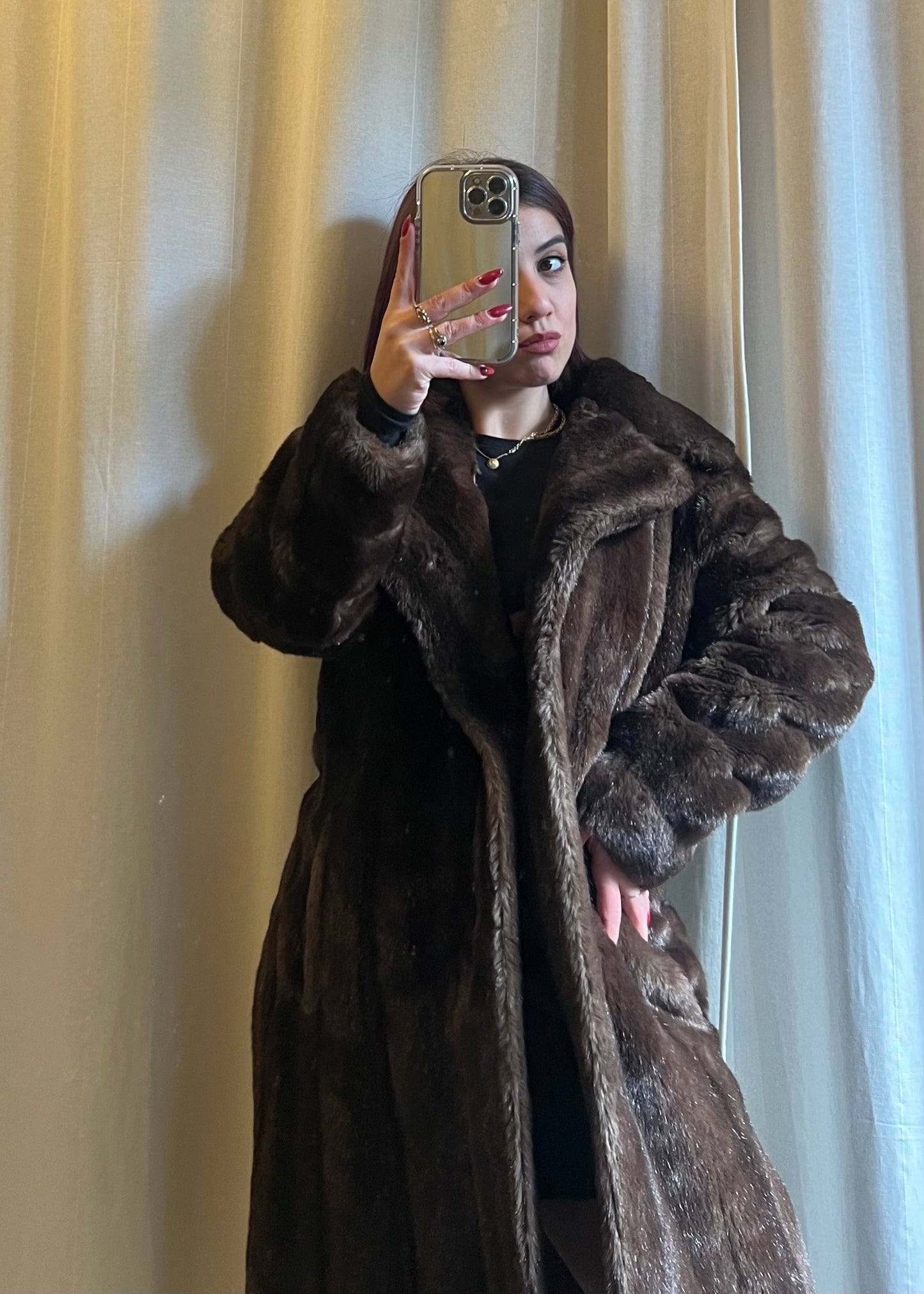 Eco pelliccia vintage