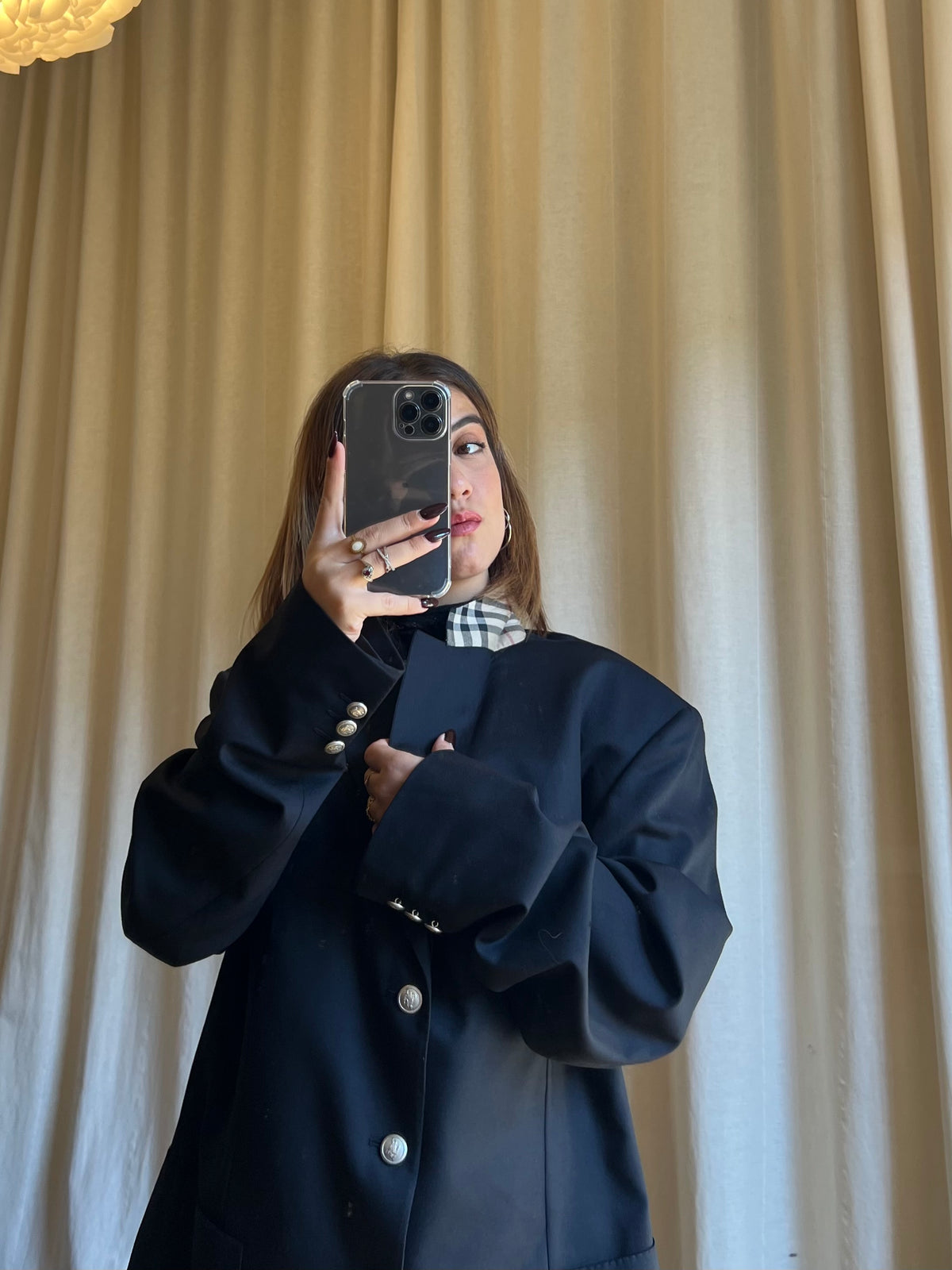 Blazer Vintage Burberry London – Nero