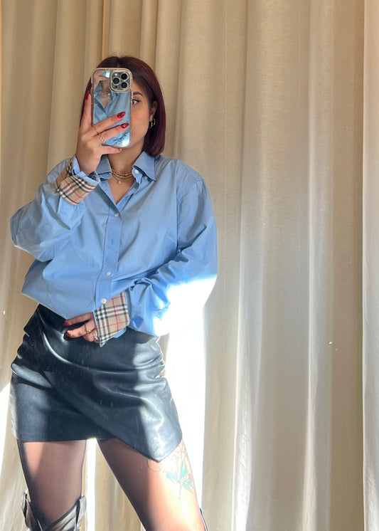 Camicia Burberry azzurra