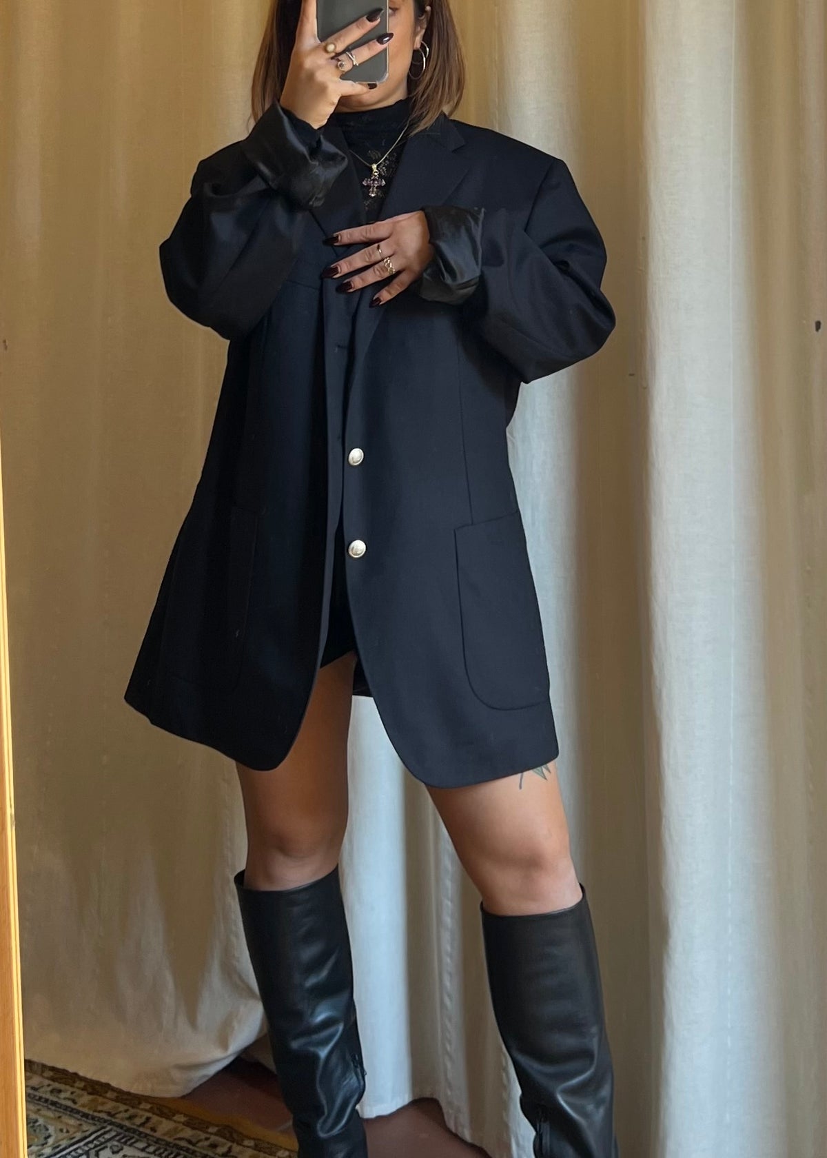 Blazer Vintage Burberry London – Nero