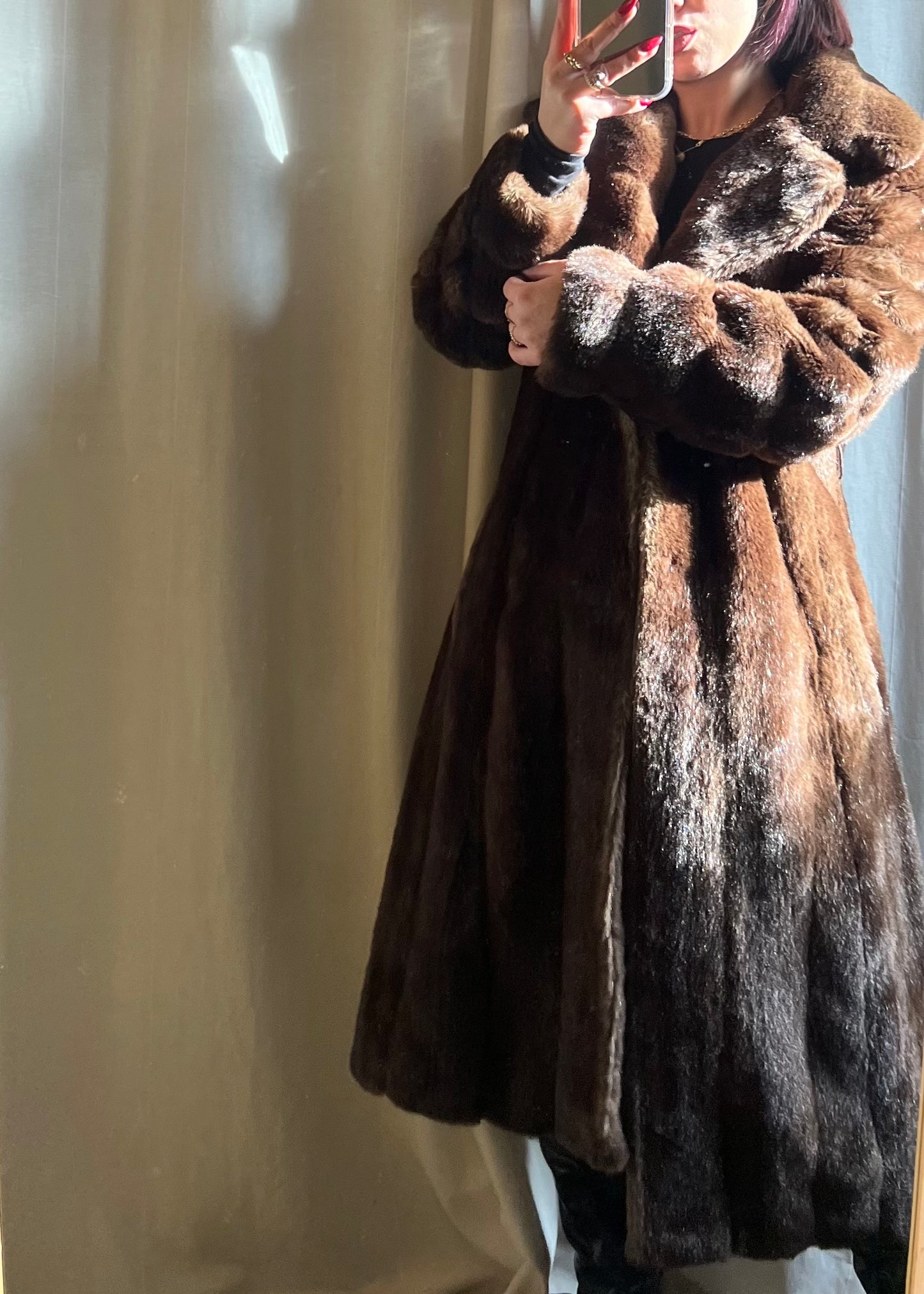 Eco pelliccia vintage