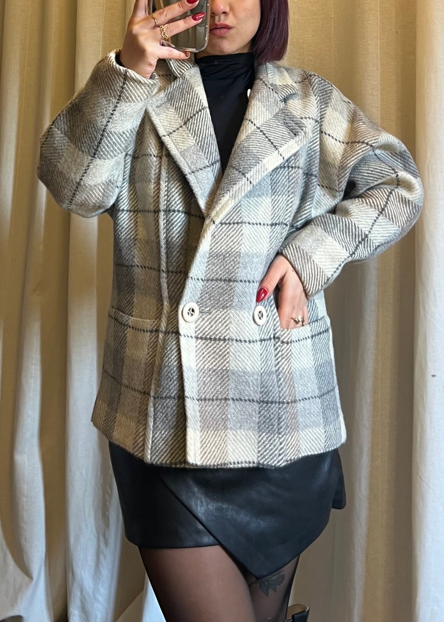 Capotto corto  doppio petto