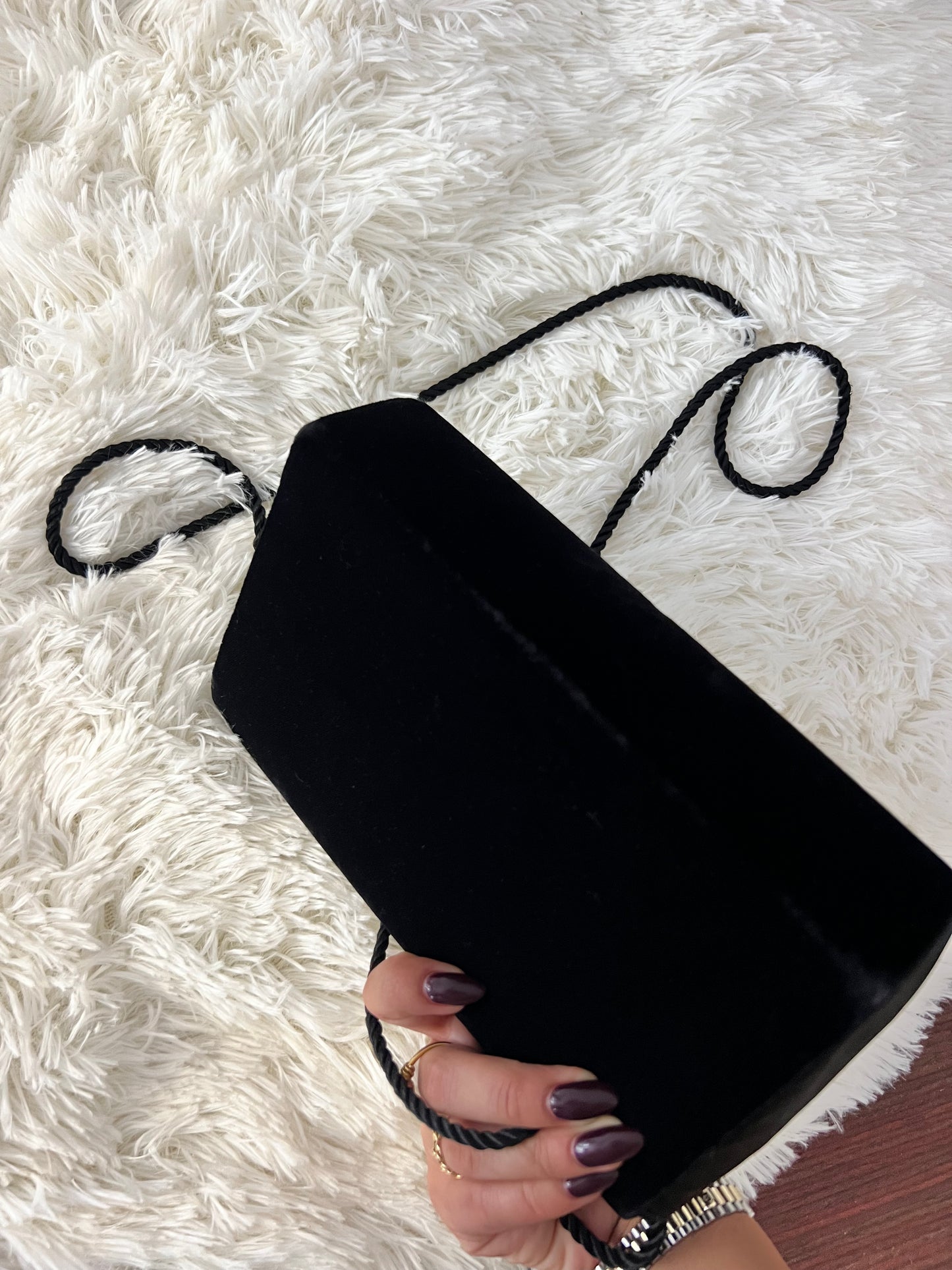 Borsa Valentino Garavani in velluto