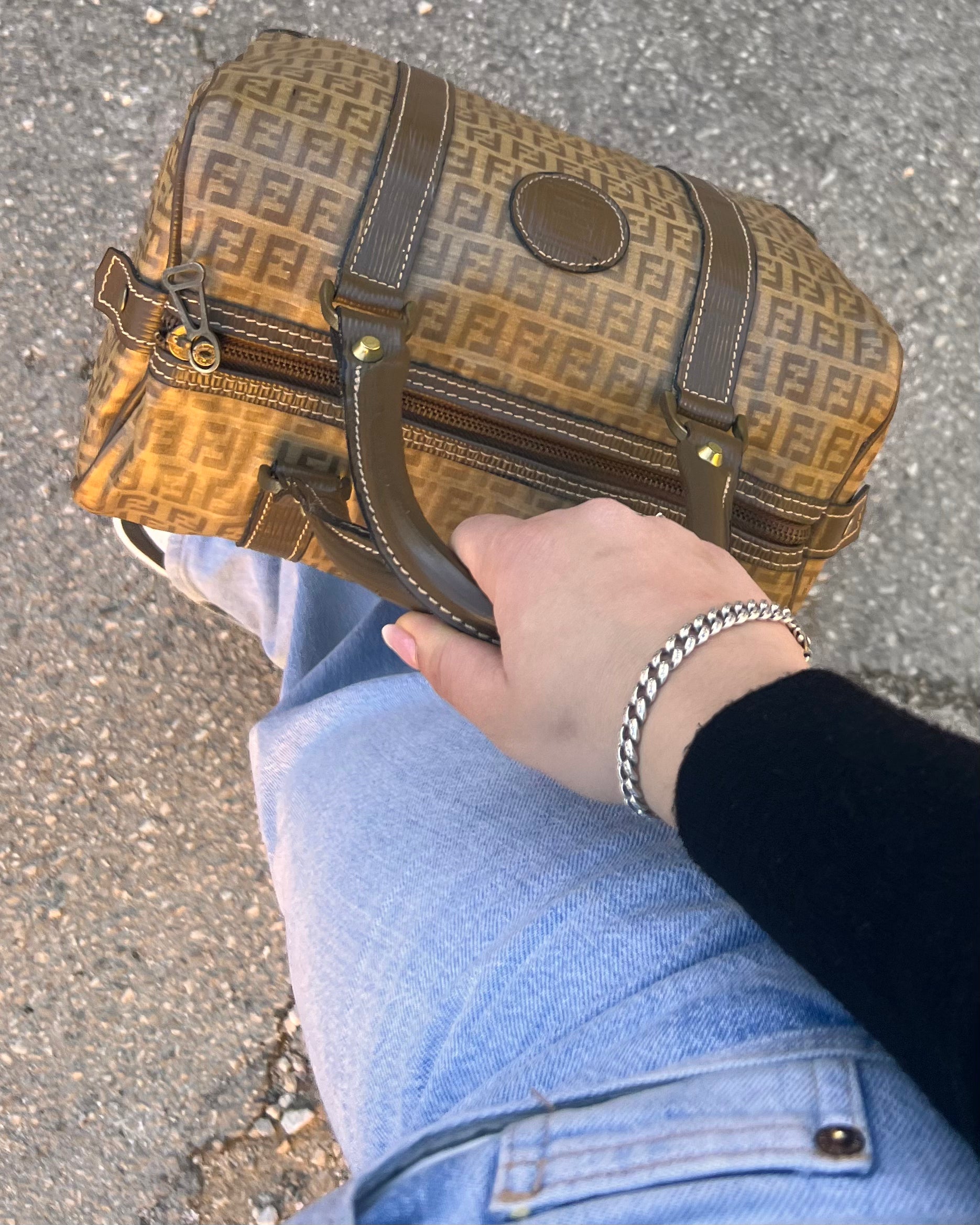 Bauletto Fendi vintage monogram
