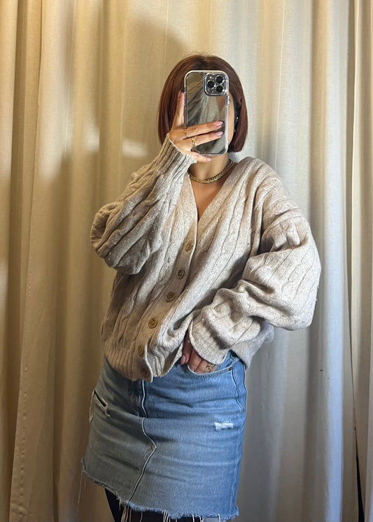 cardigan in lana Benetton vintage