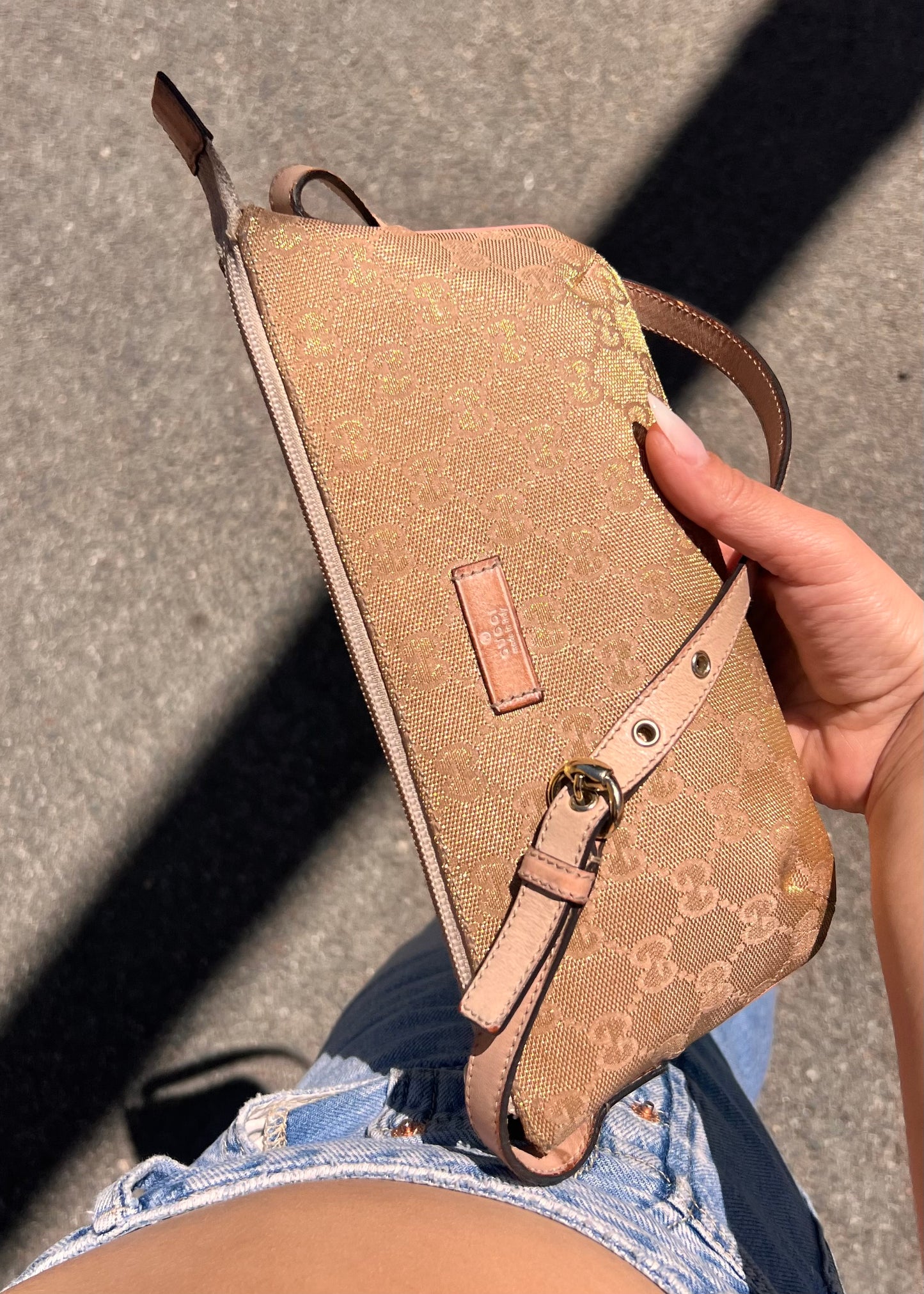 Baguette gucci  GG Canvas Edizione Speciale Cangiante