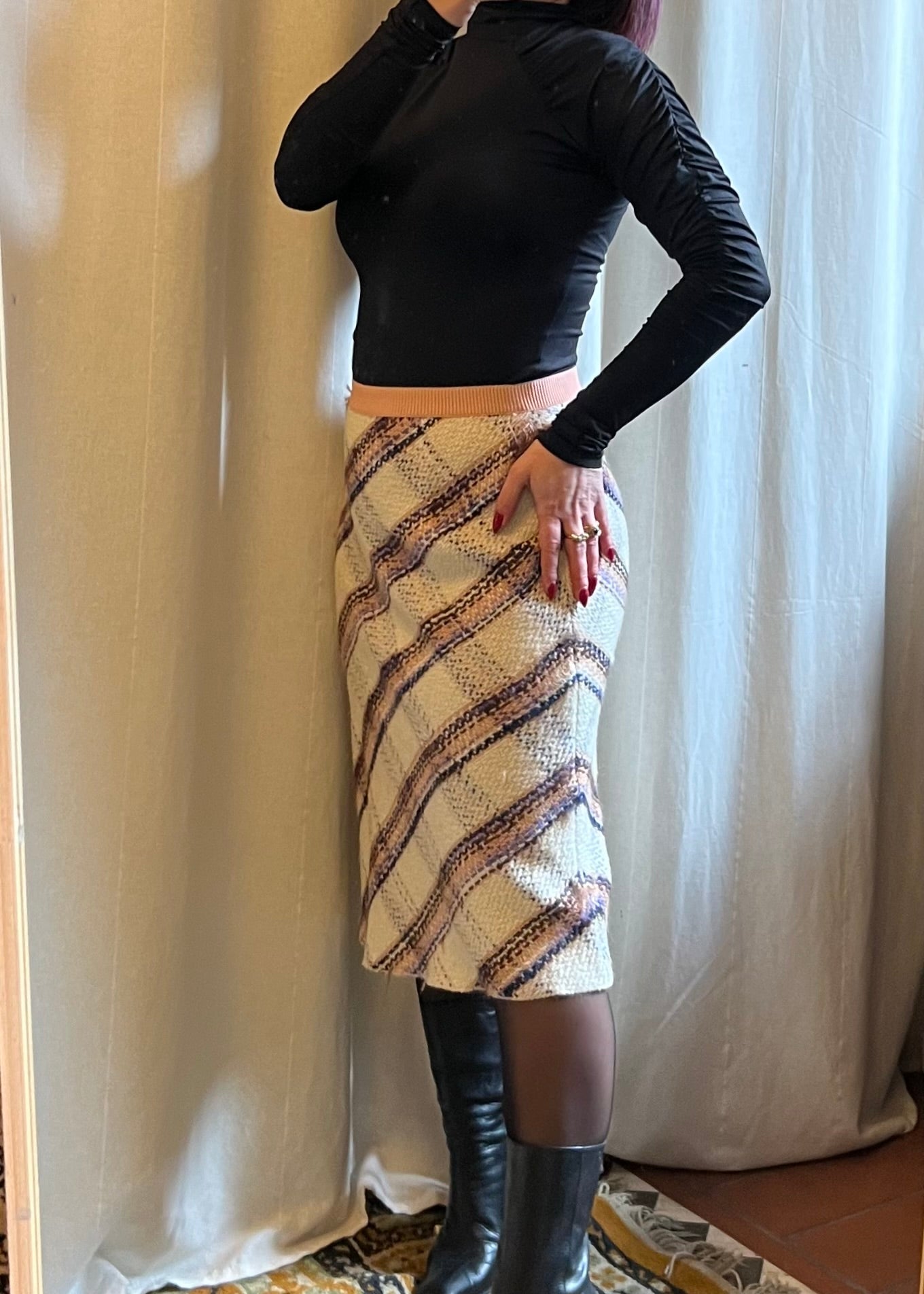 Gonna Miu Miu in lana vergine