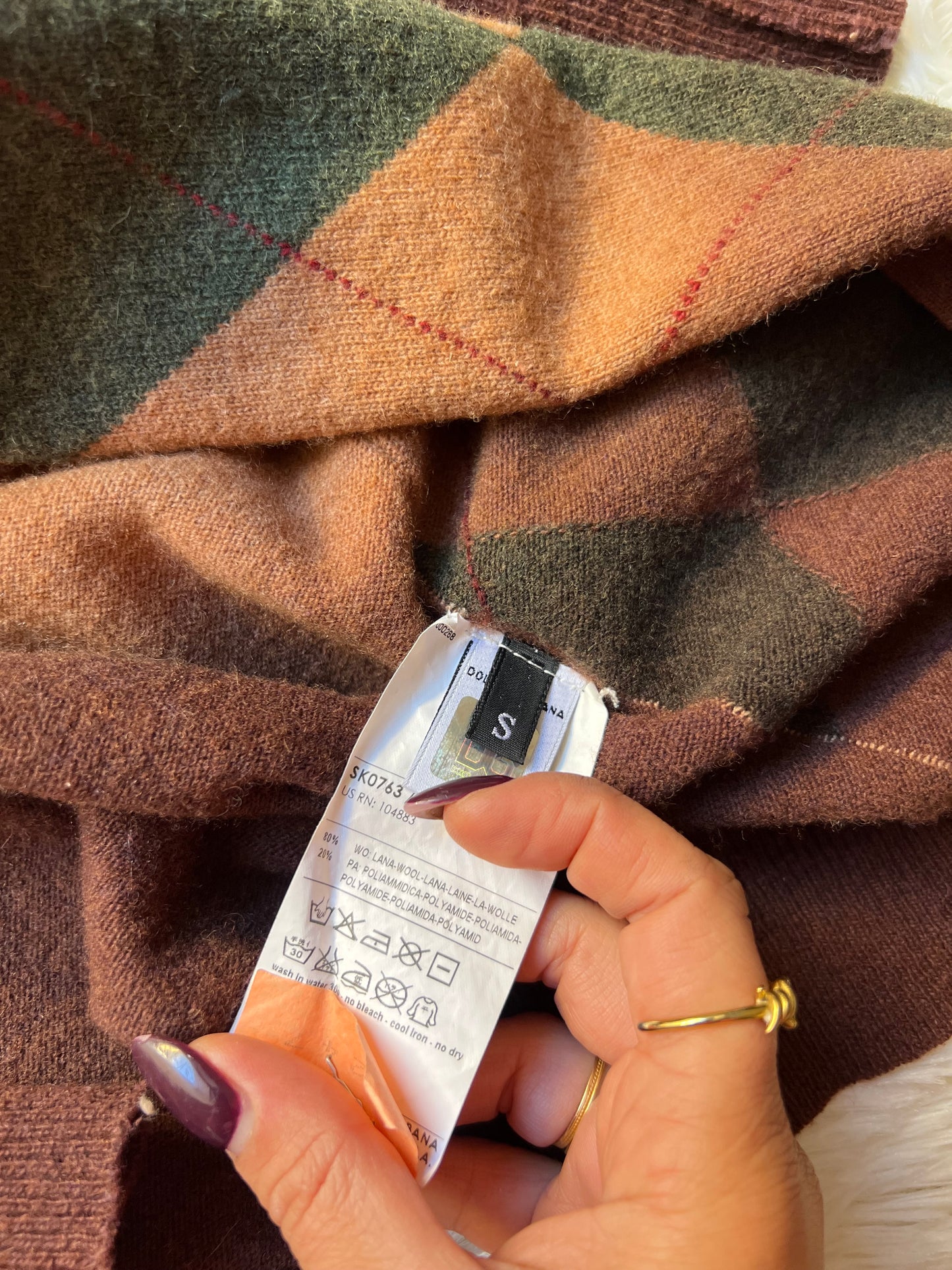 Cardigan in lana D&G