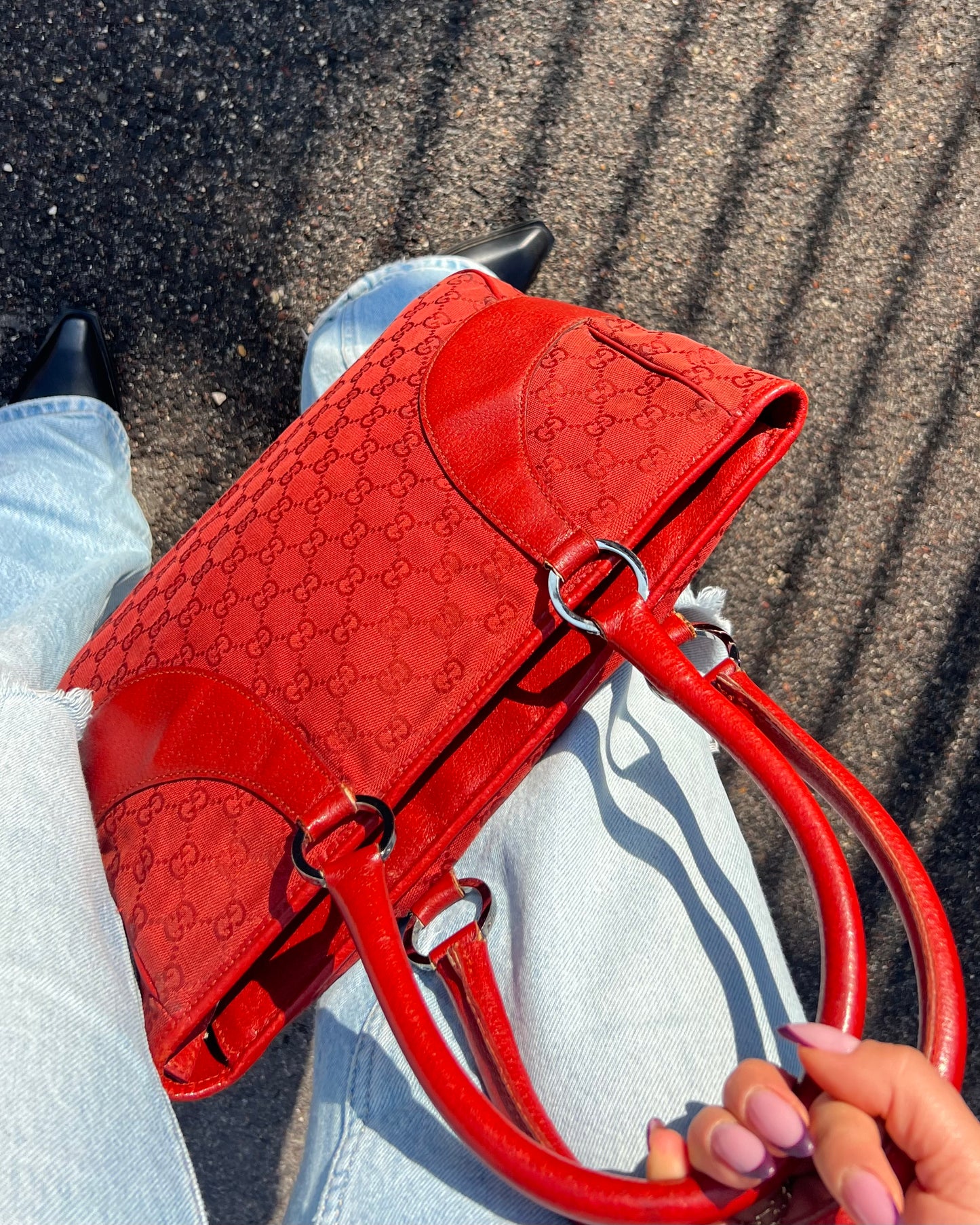 Shopper gucci rossa