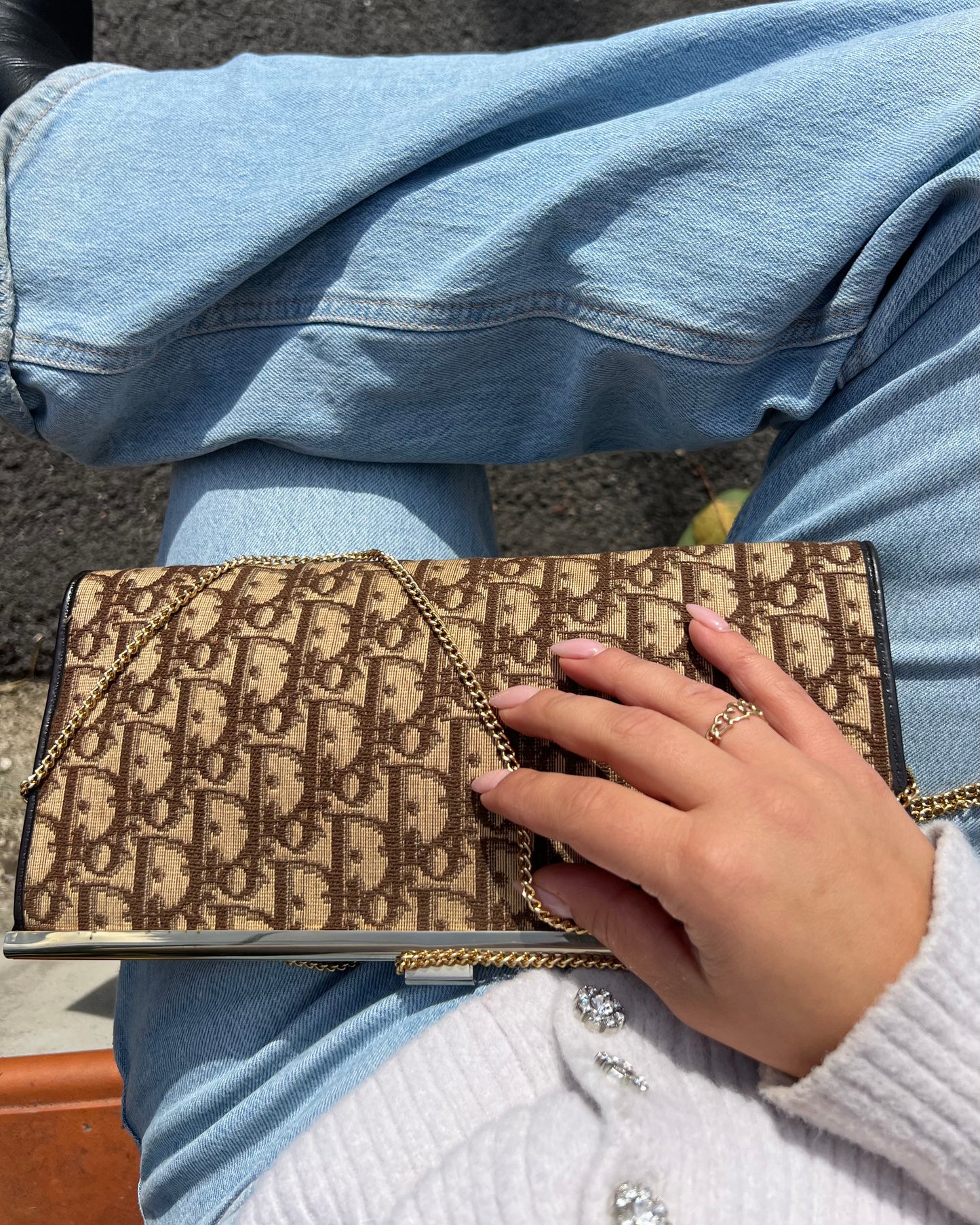 Clutch Dior vintage 1970