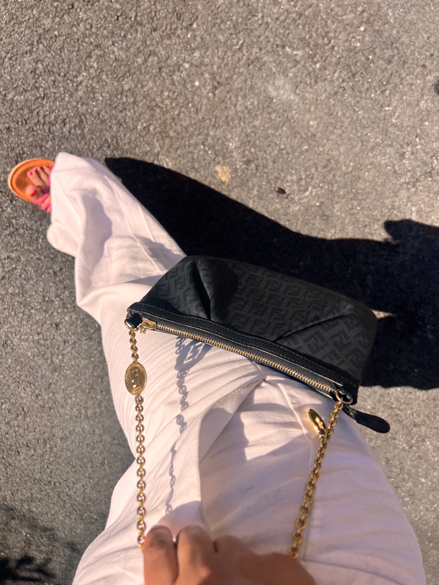 Fendi Baguette on Chain