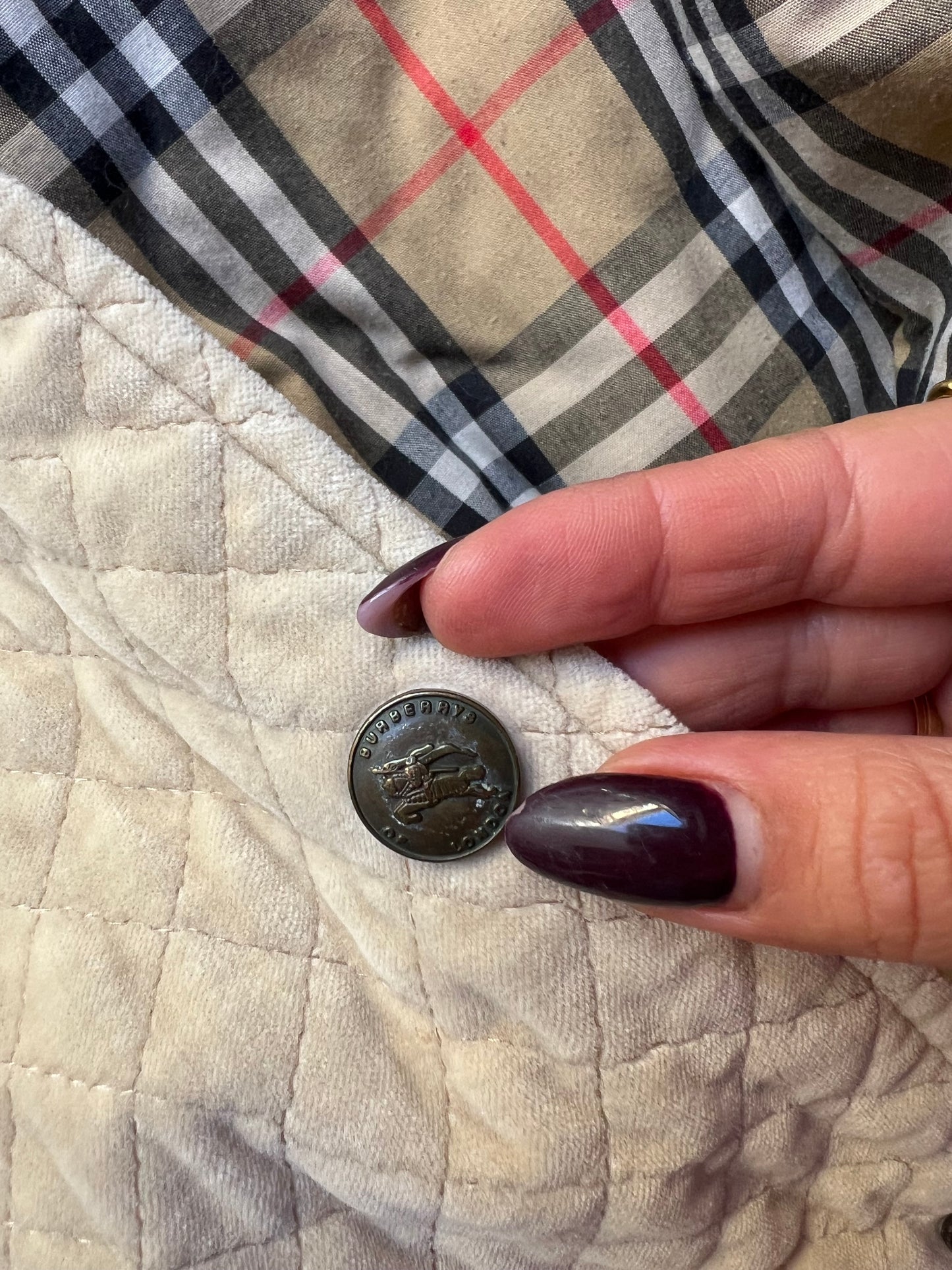 Giacca trapuntata Burberry
