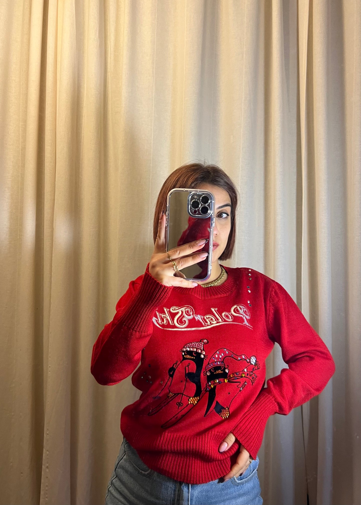 Maglione vintage natalizio