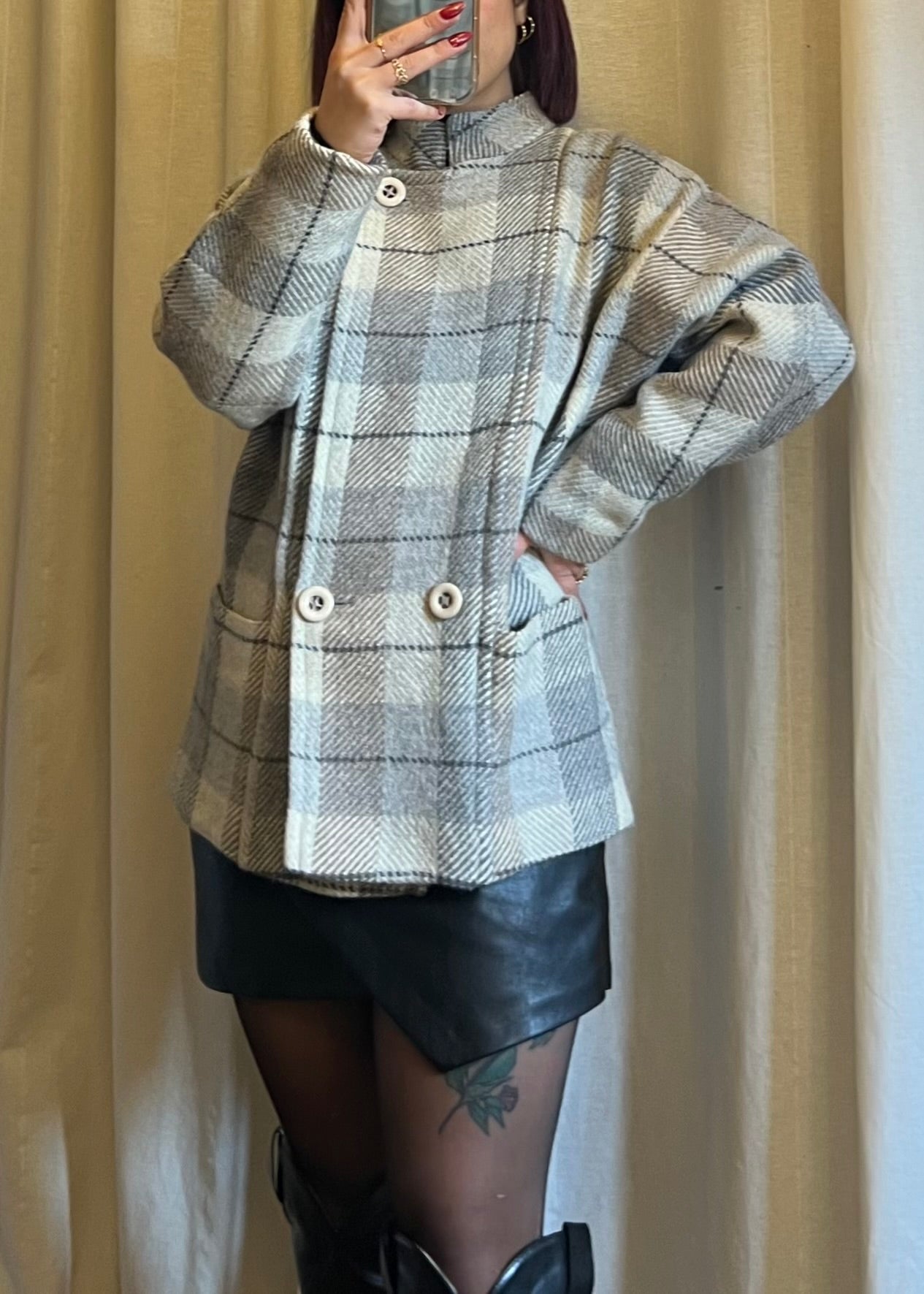 Capotto corto  doppio petto