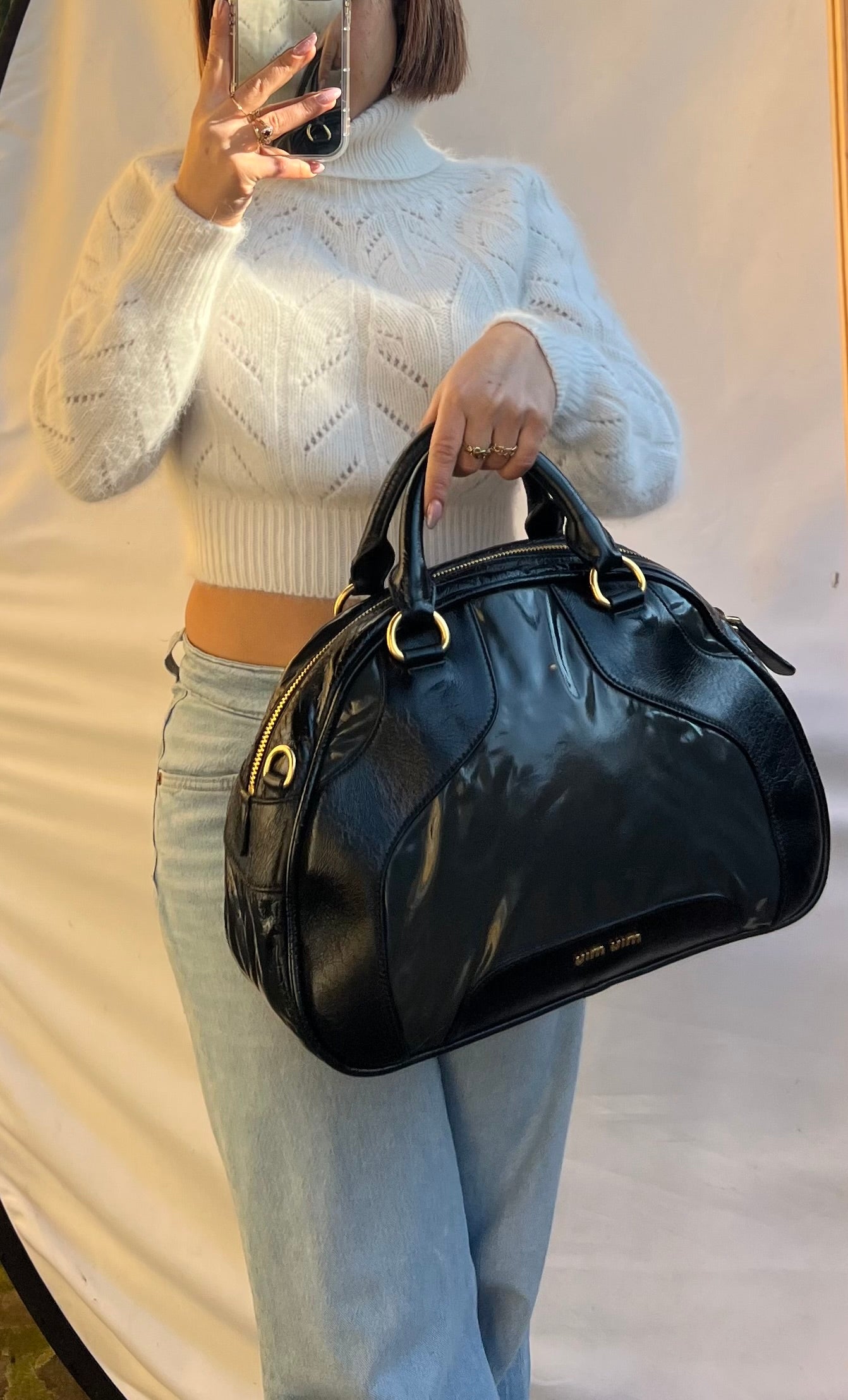 Maxi bowling Bag Miu Miu