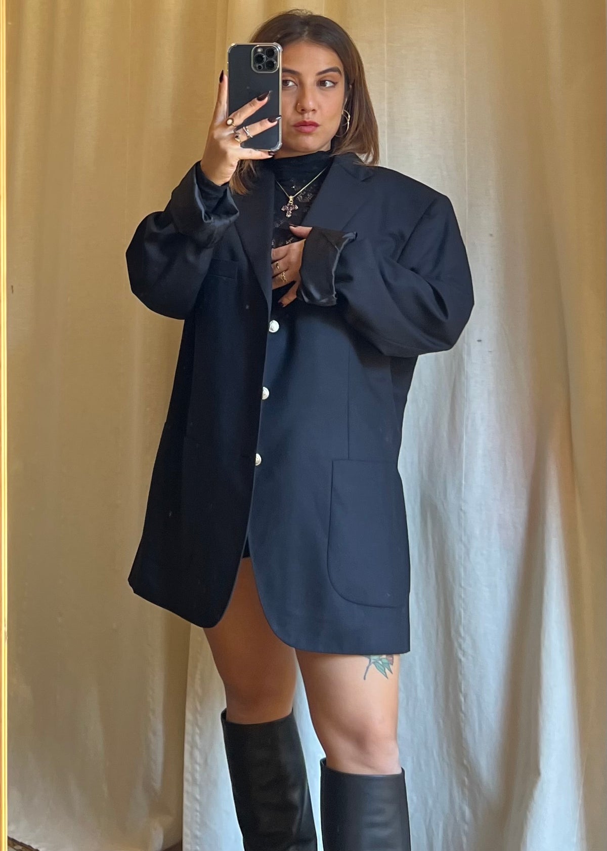 Blazer Vintage Burberry London – Nero