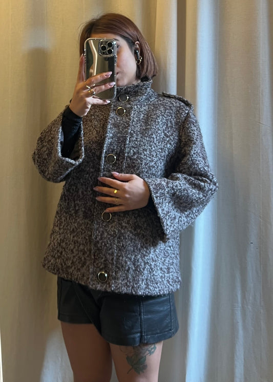 Giacca in lana bouclé