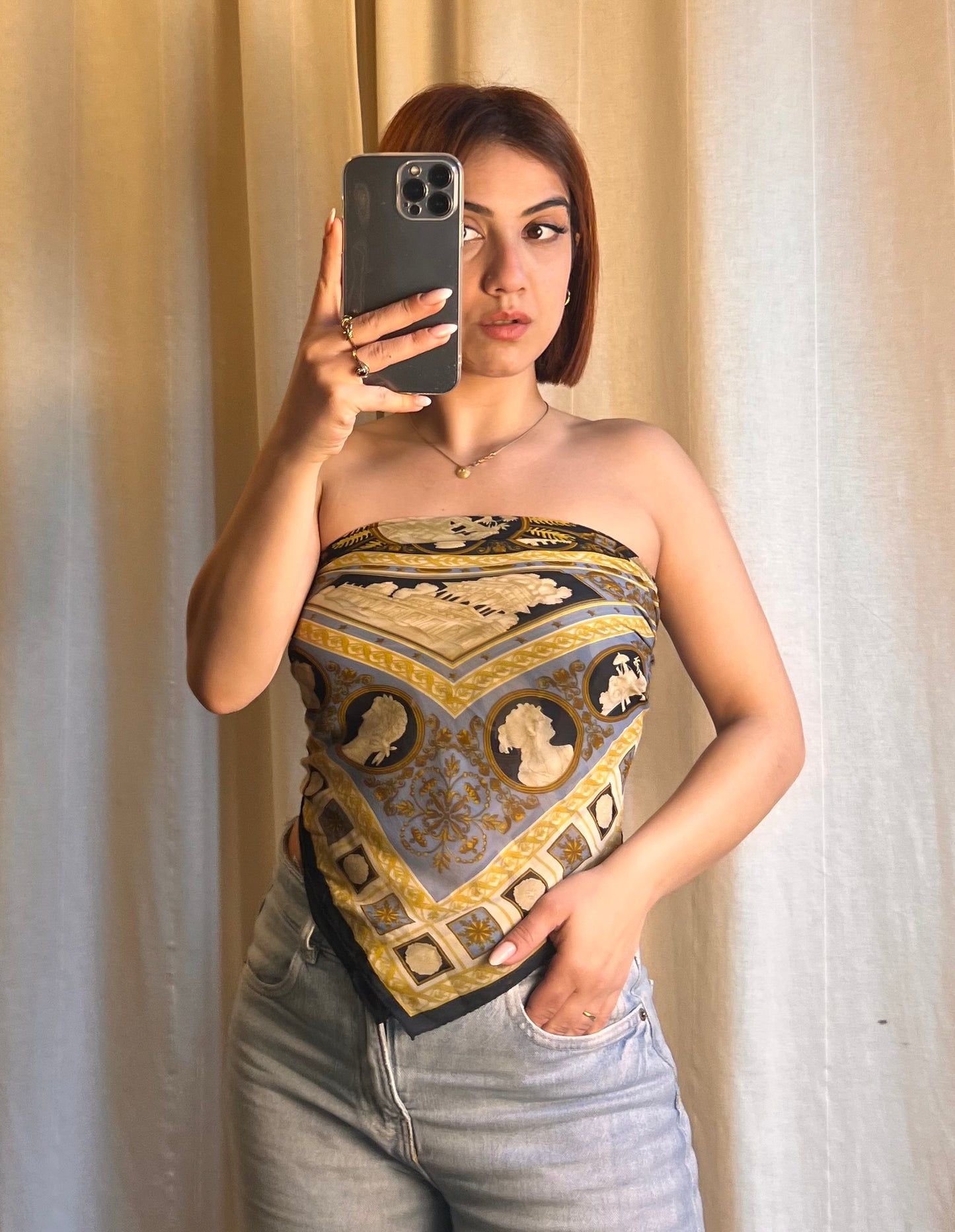 Foulard Etro in Seta – Collezione "Cammei" (90x90)