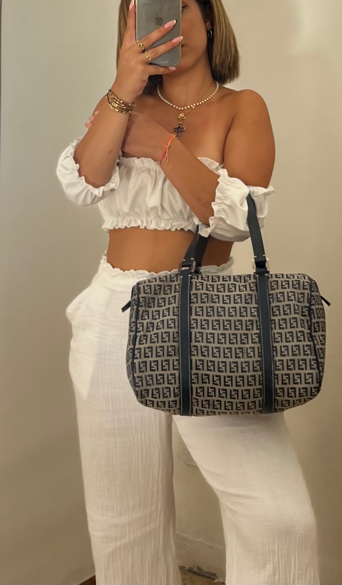 Bauletto Fendi zucchino