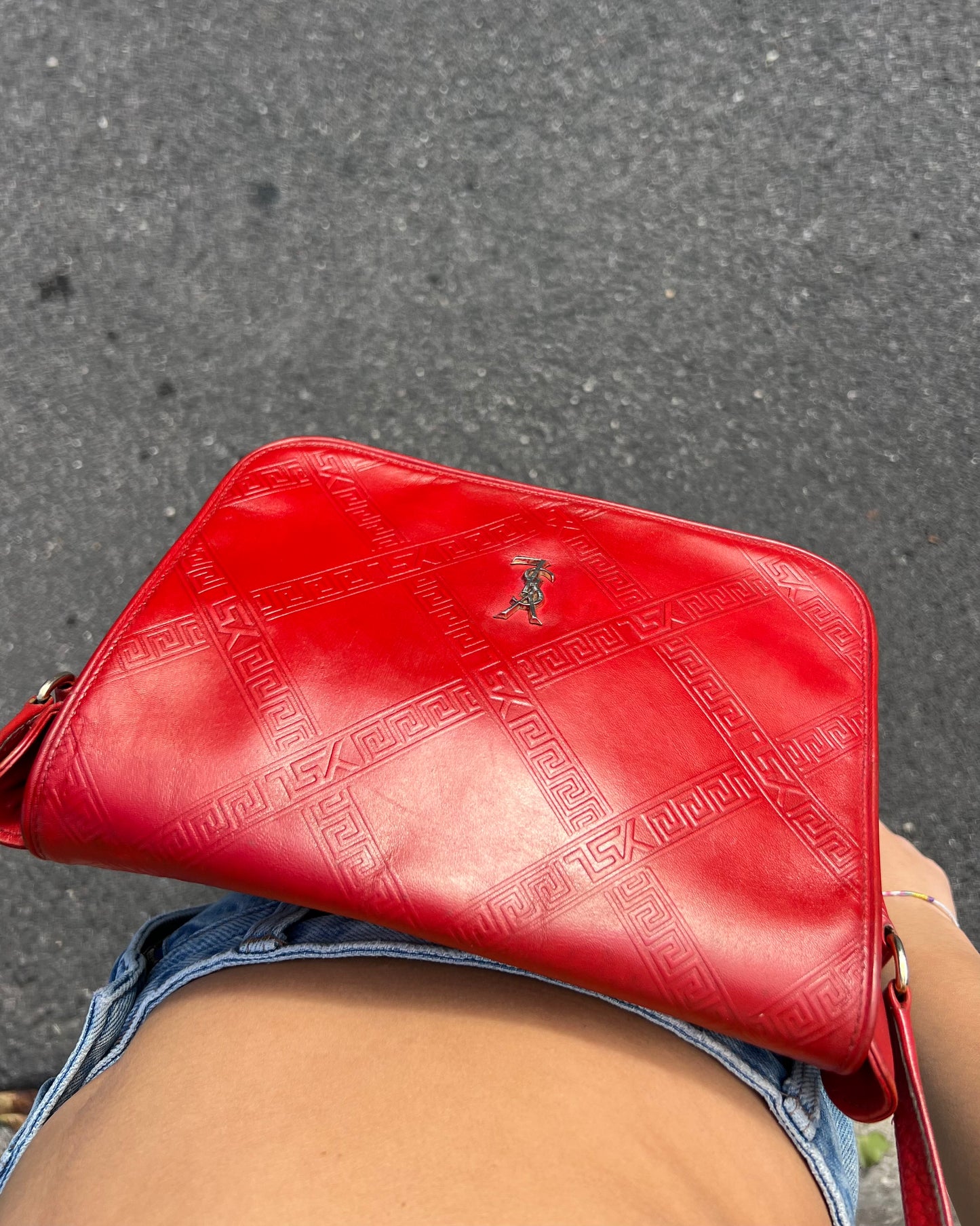 Super rare 70's Ysl Red bag