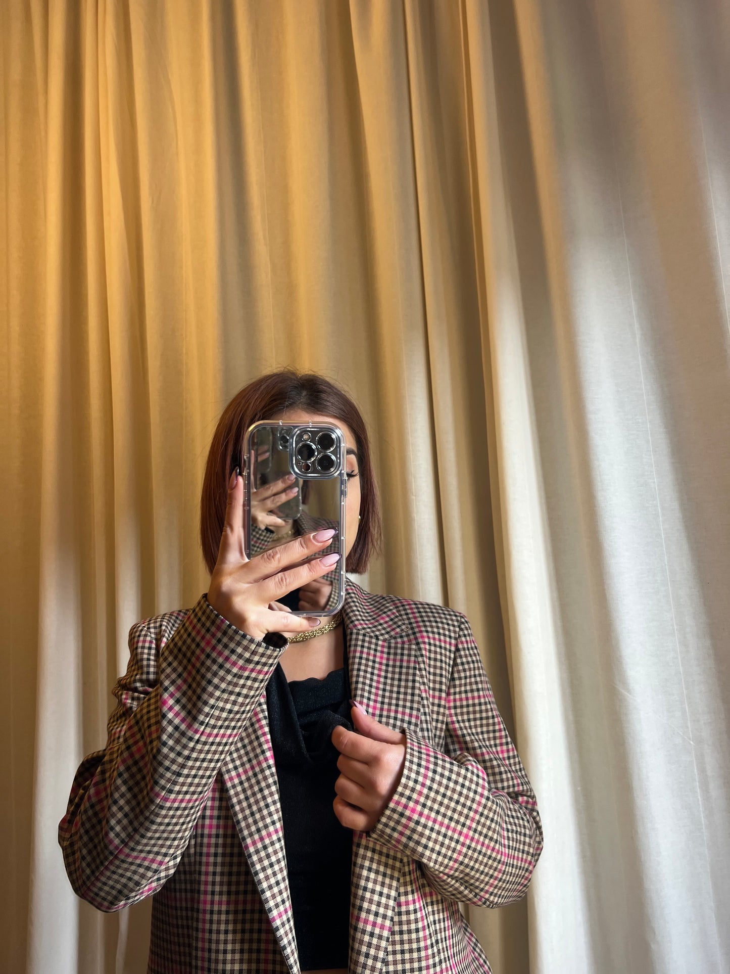 giacca tartan i blues