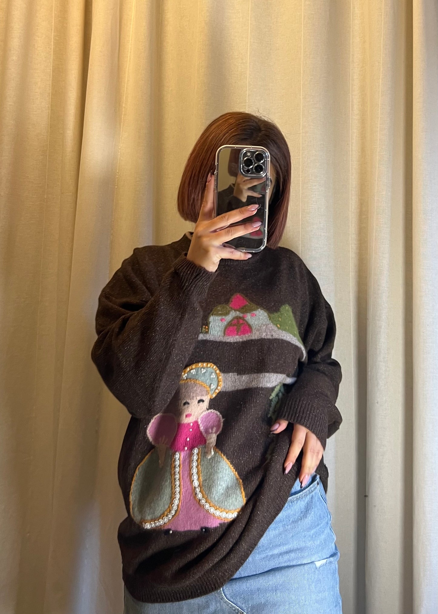 Maglione in lana principessa