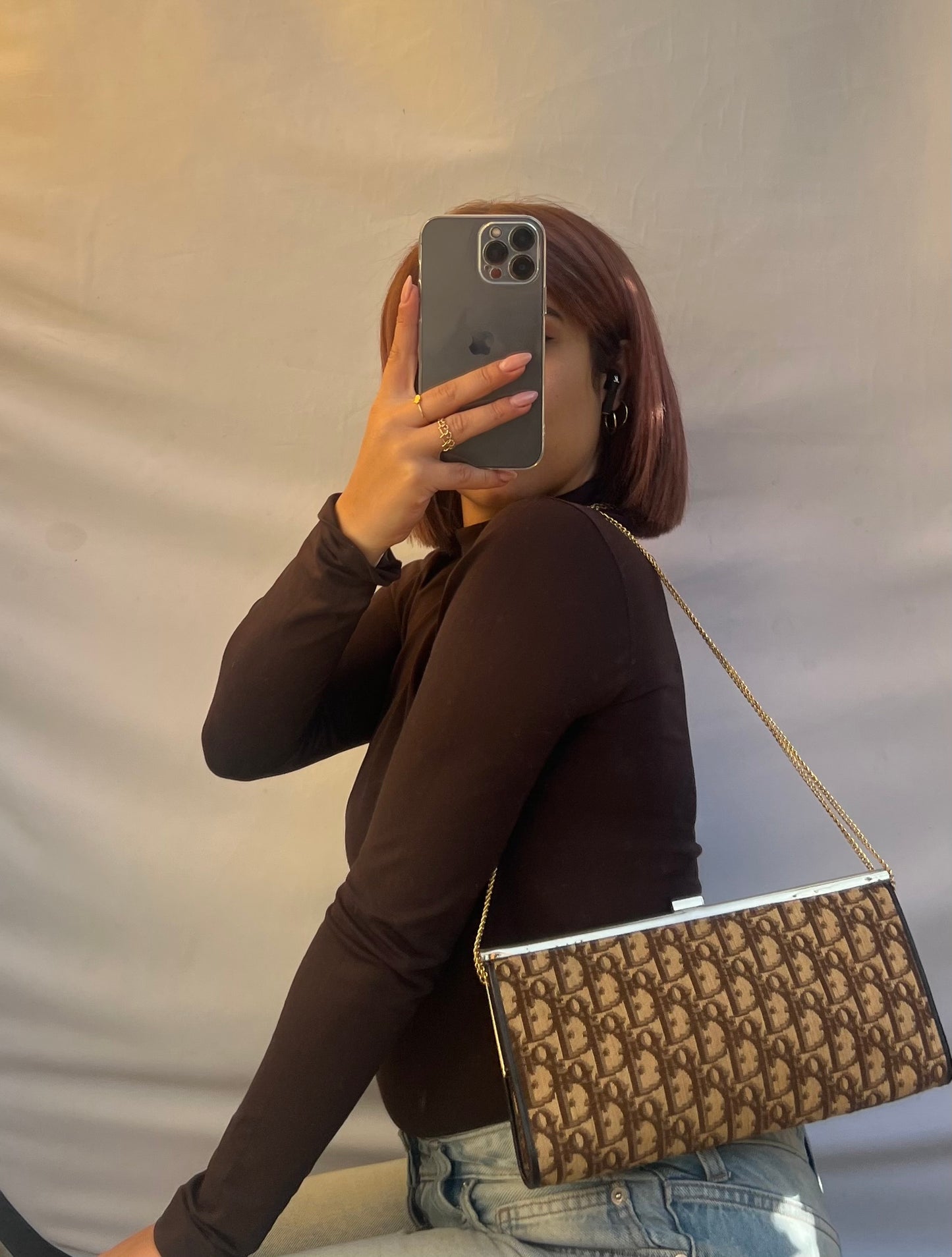 Clutch Dior vintage 1970