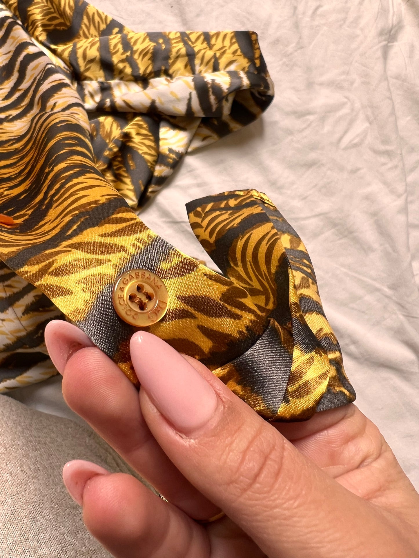 Camicia D&G Dolce & Gabbana - Stampa Animalier Tiger (Vintage)