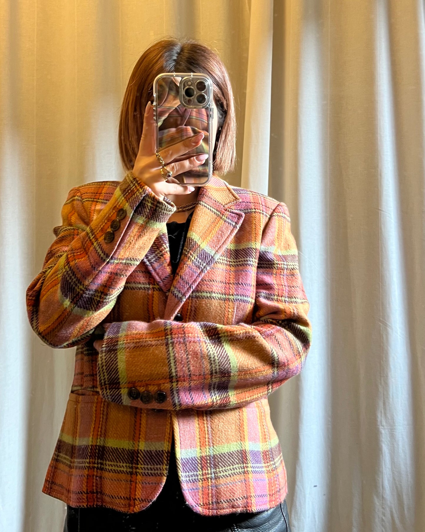 Giacca tartan