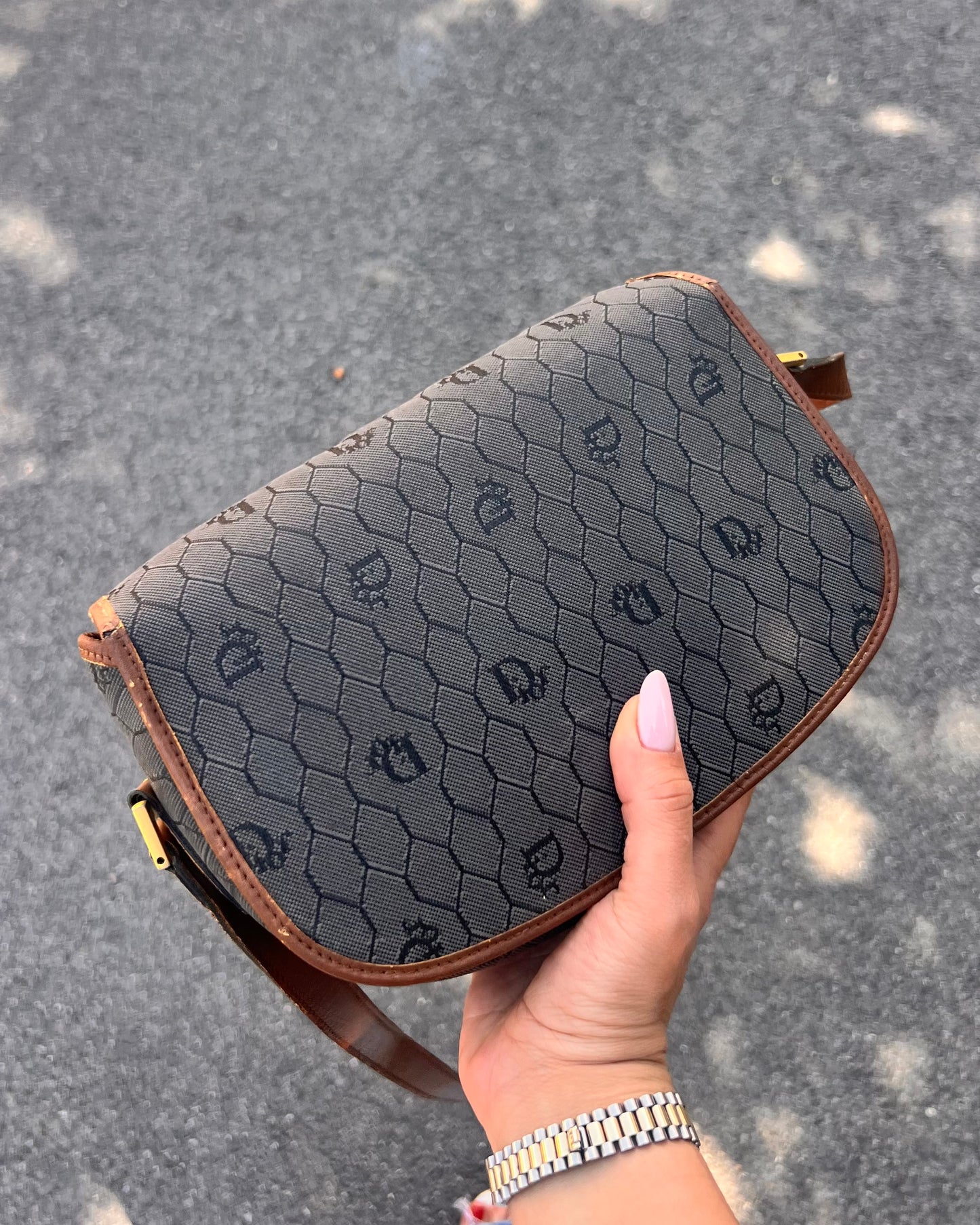 Borsa a Tracolla Christian Dior - Vintage honeycomb