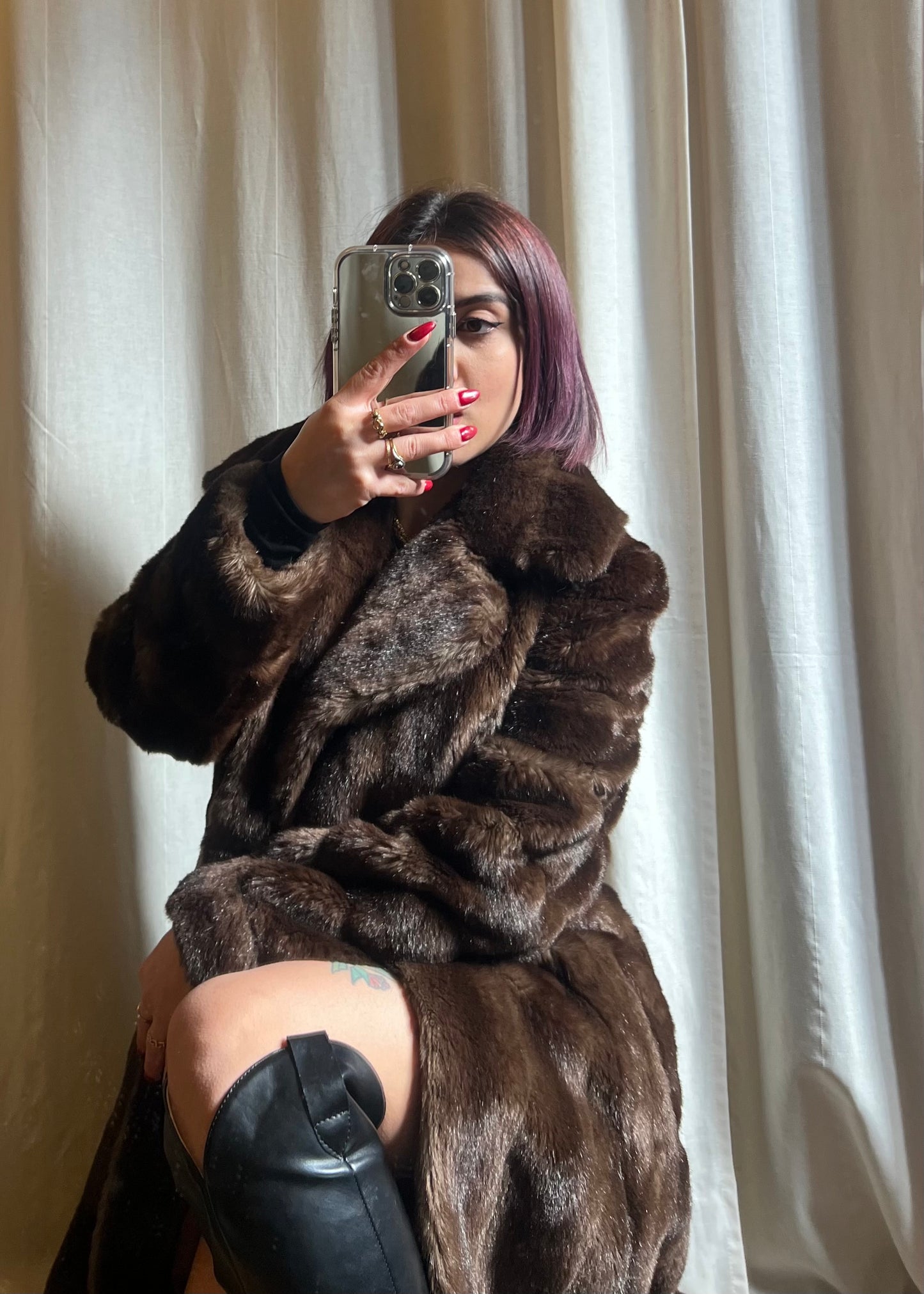 Eco pelliccia vintage