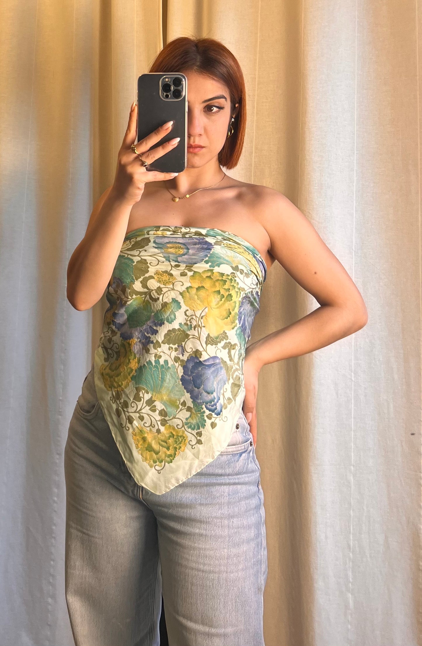 Foulard Pierre Balmain Paris – Seta Vintage 85x85 cm