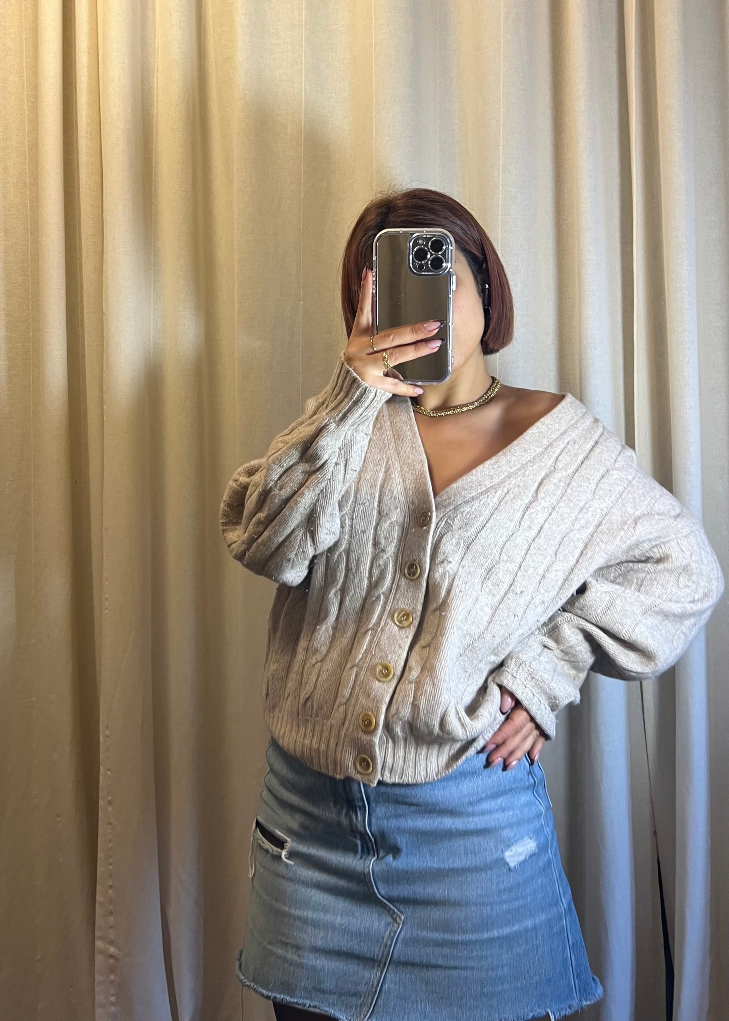 cardigan in lana Benetton vintage