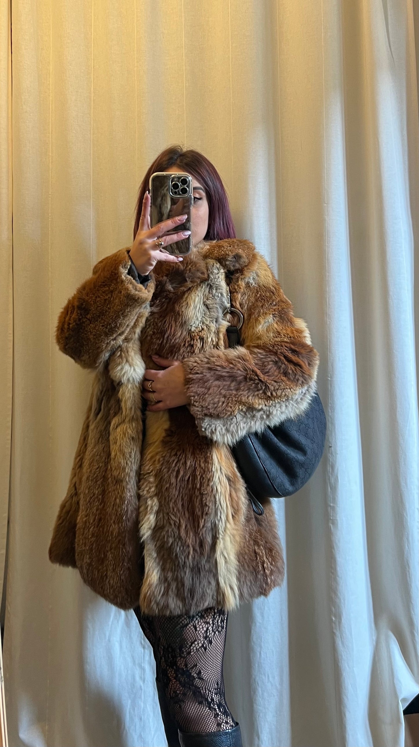 Secchiello gucci in monogram denim