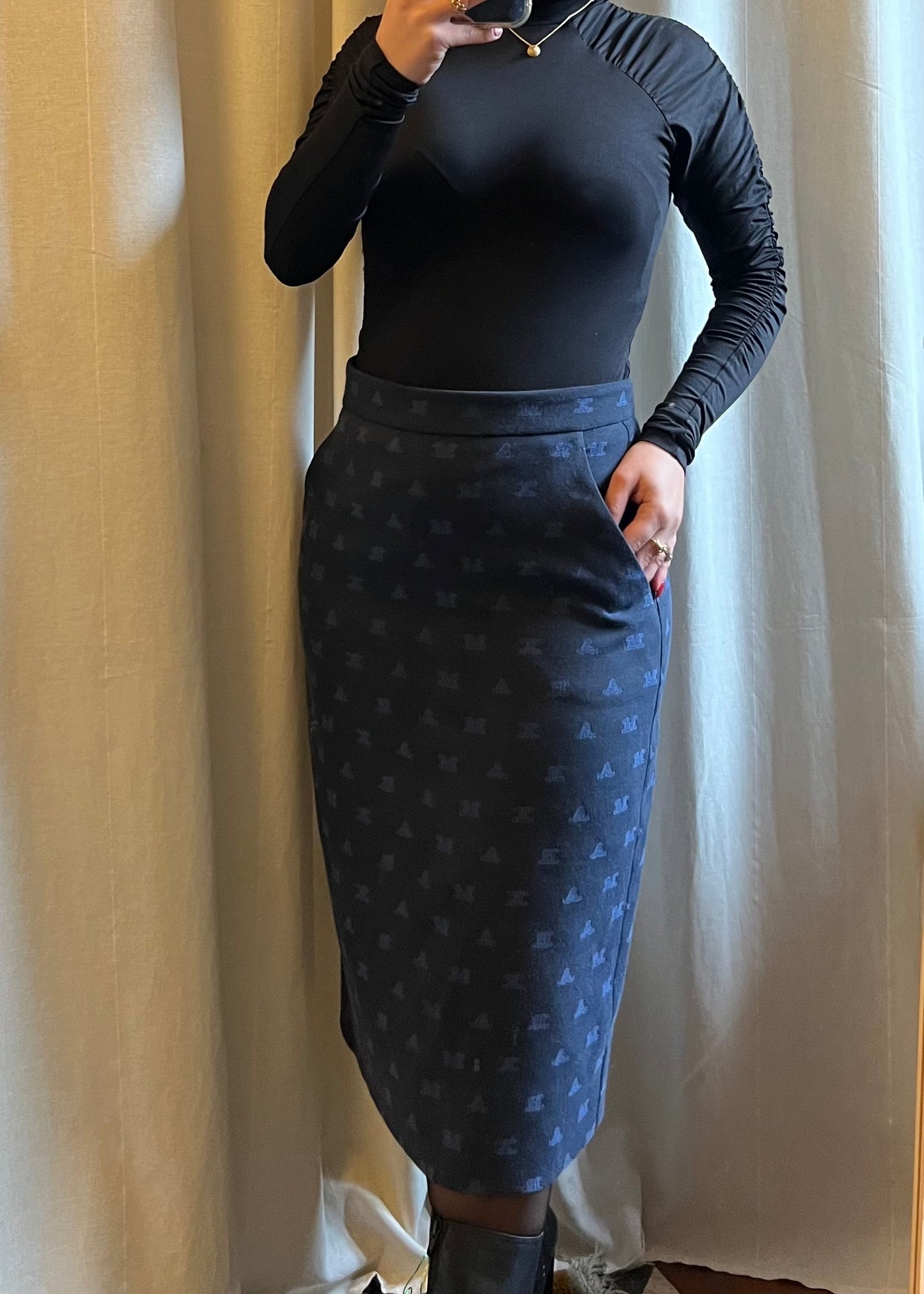 Gonna Max Mara monogram