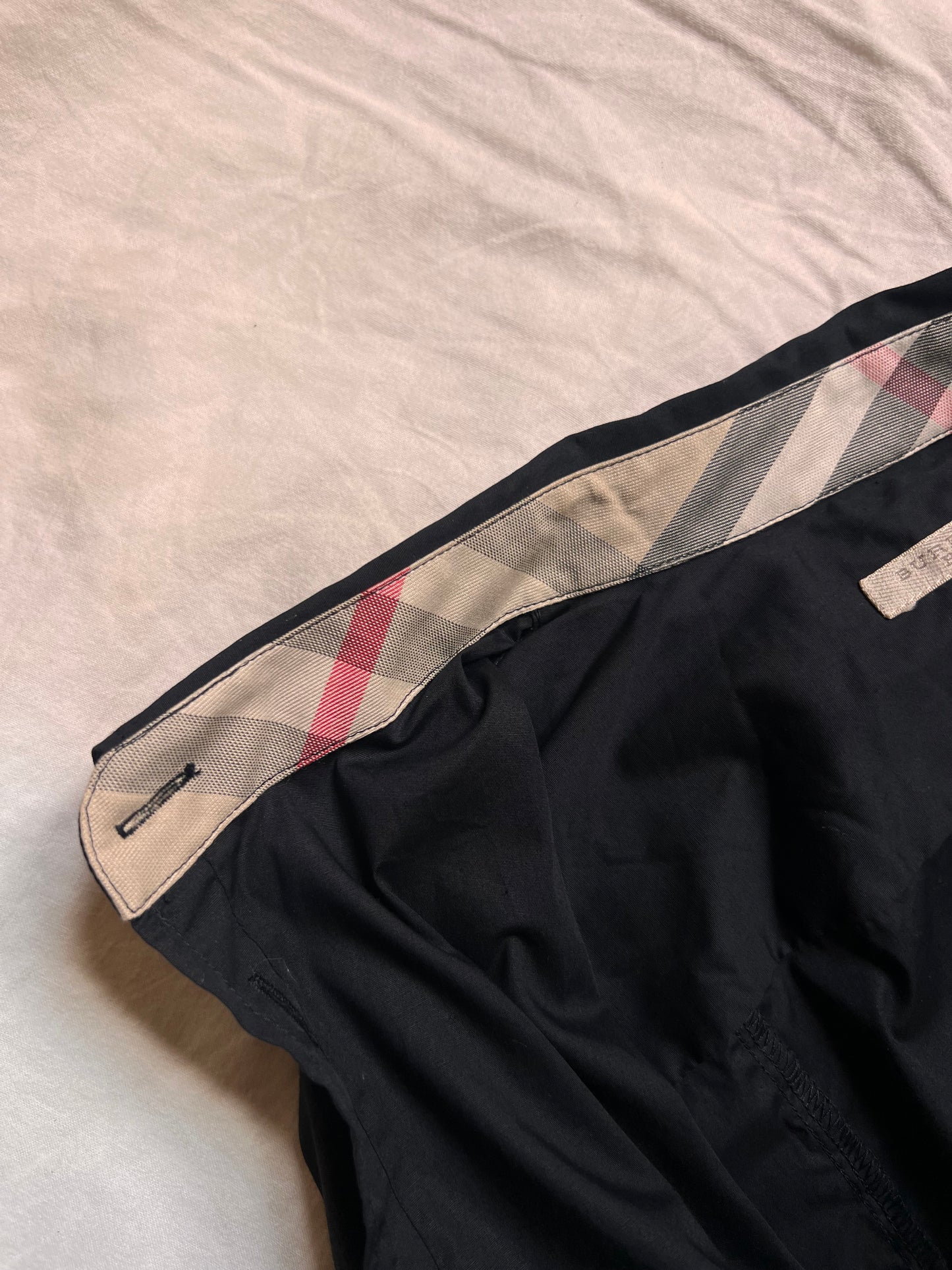 Burberry Brit - Camicia Nera Elegante con Dettaglio Check