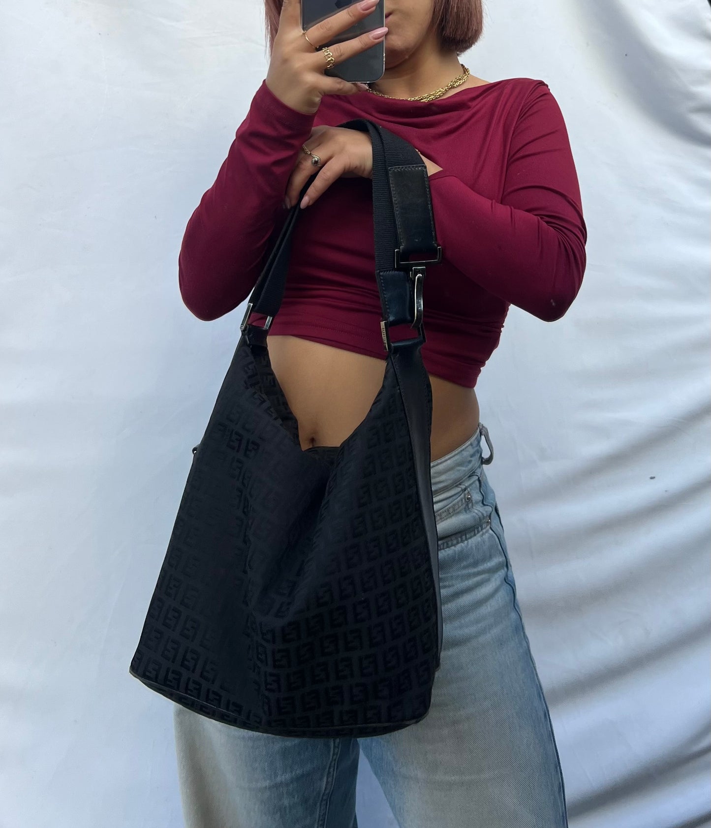 Borsa Fendi zucchino