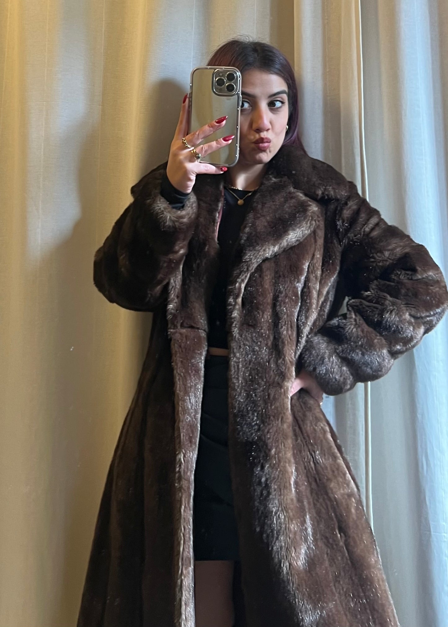 Eco pelliccia vintage