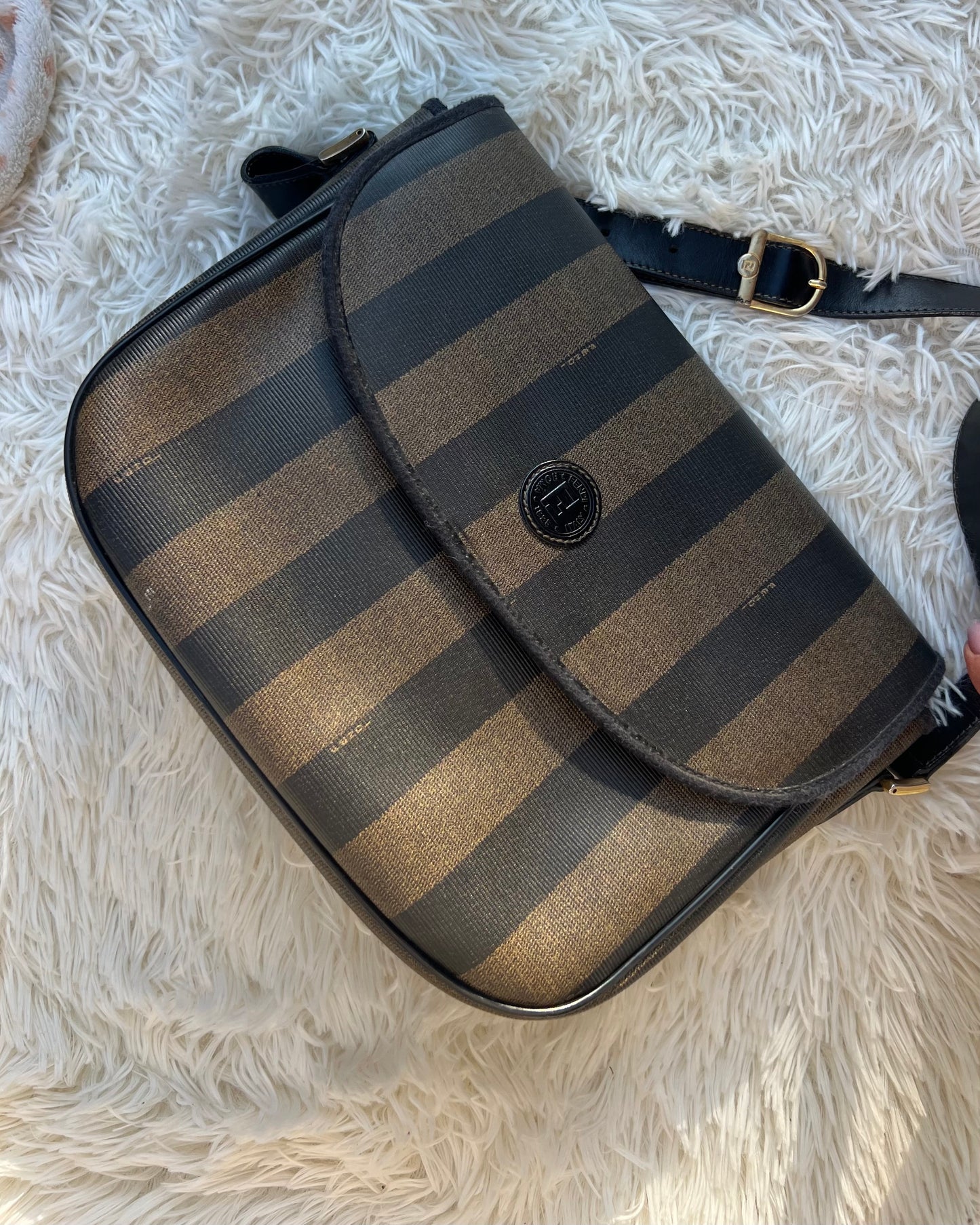 Fendi crossbody pecan