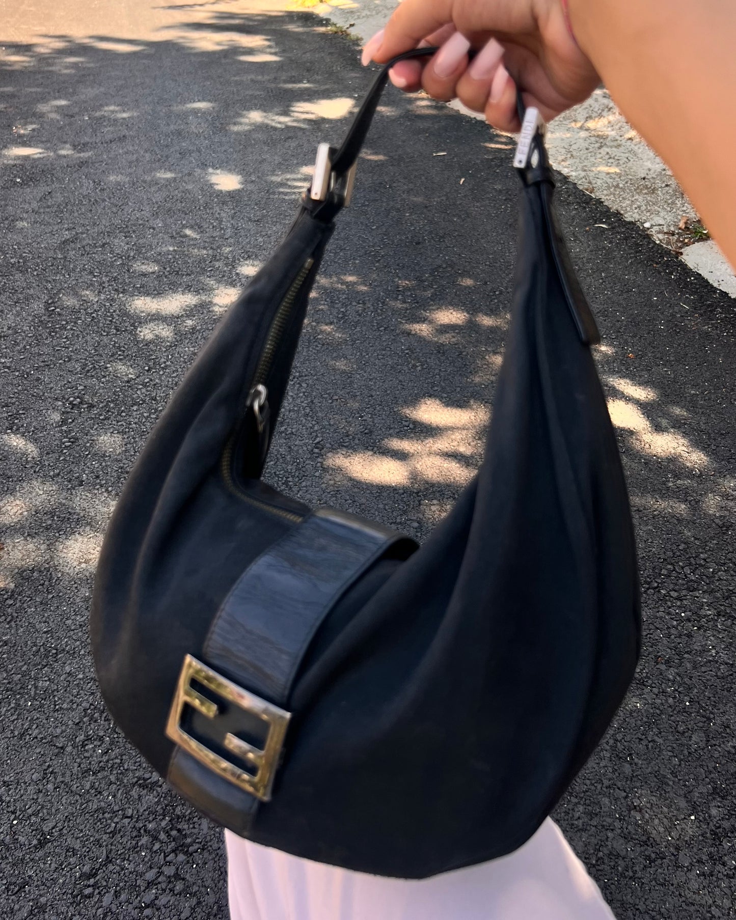 Borsa fendi croissant vintage